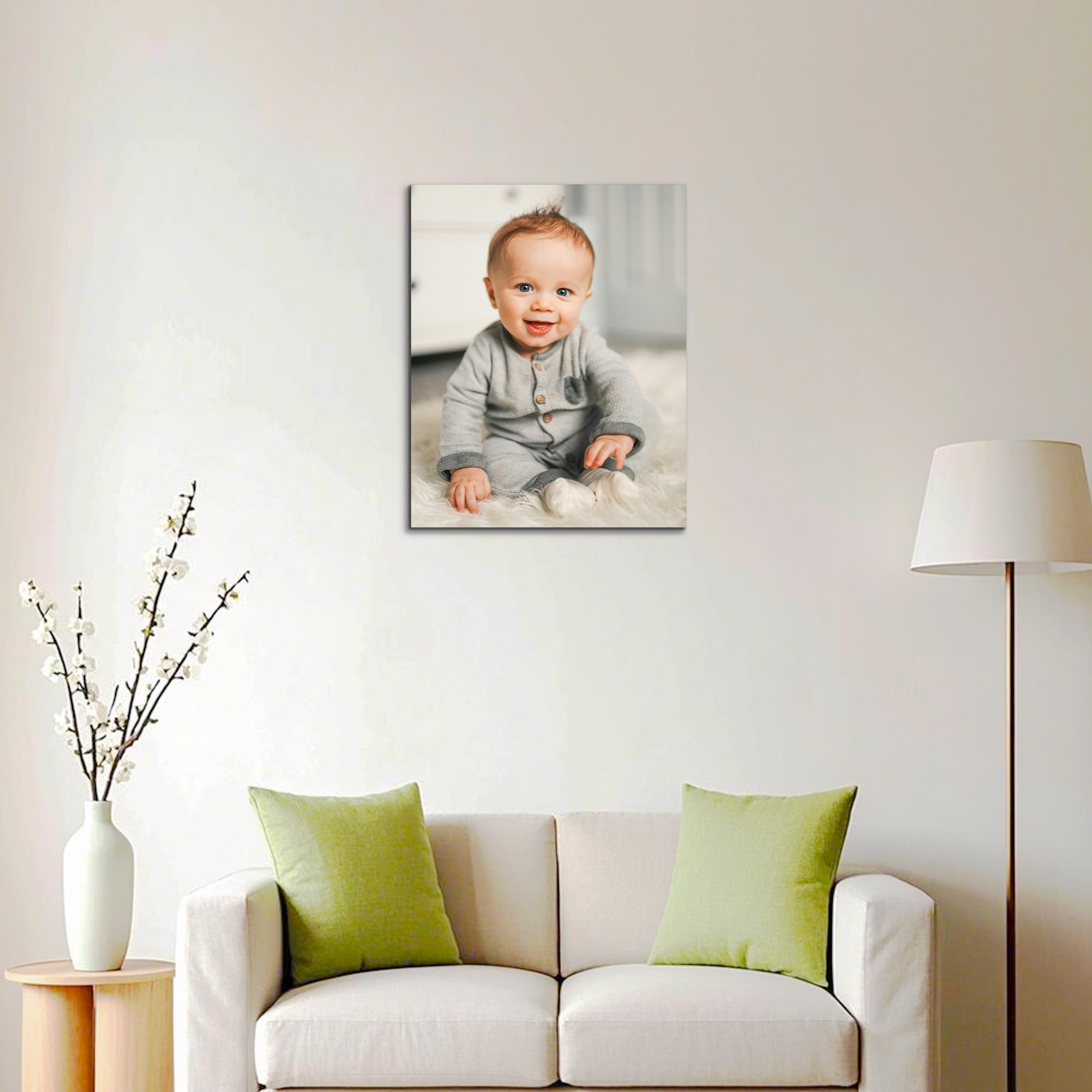 GagetElec Custom Canvas Prints with Your Photos - Personalized Wall Art Unique Gift for Christmas,Graduation Housewarming (8" X 10")