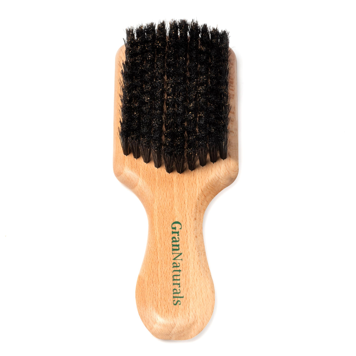 GranNaturals Soft Bristle Hair Brush - Boar Bristle Men's Hair Brush for Smoothing, Slick Back, Fades, Beards, 360 Waves to Style, Polish, & Lay Down Hair to Create a Sleek Hairstyle for Women & Men