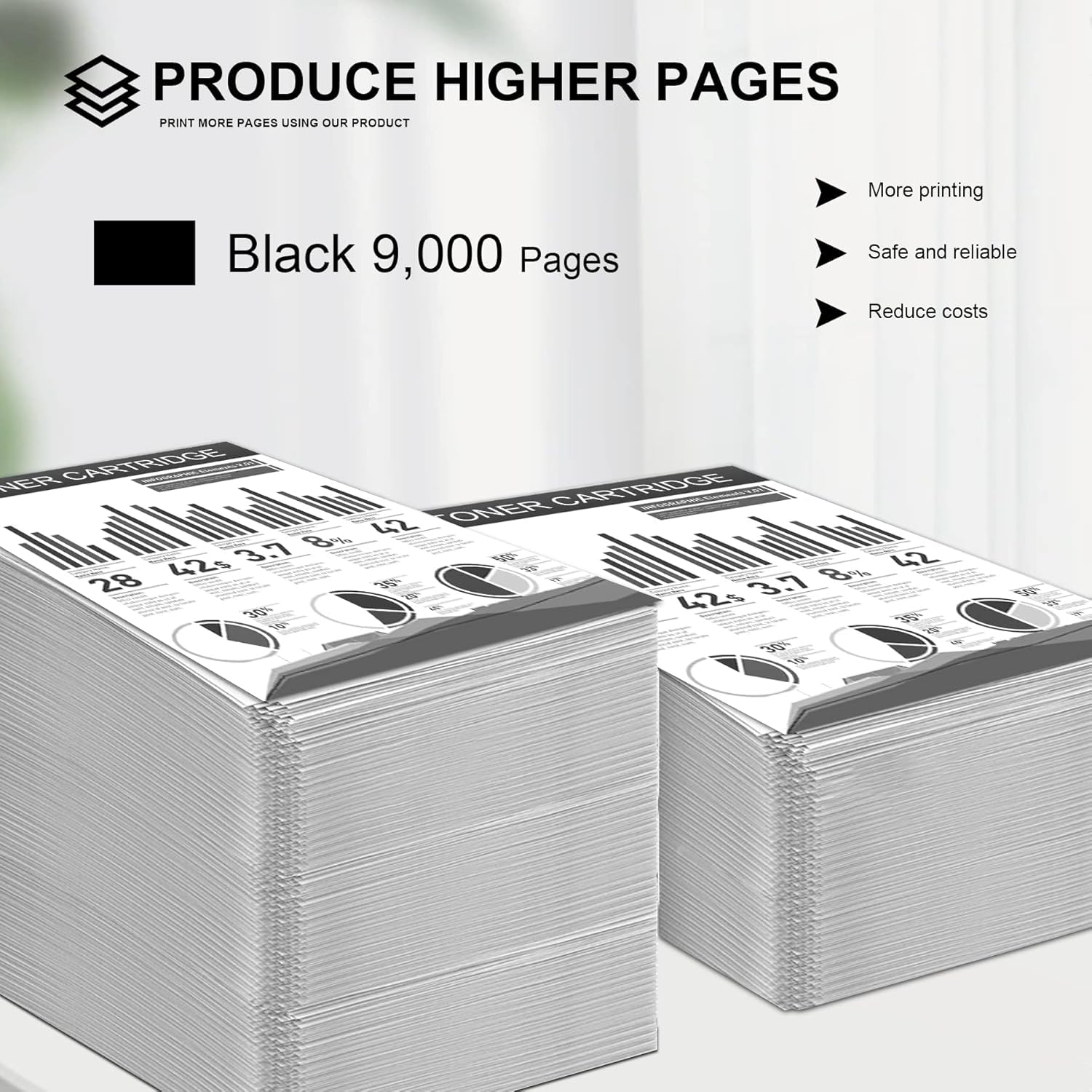 Phaser 3330 Black High Capacity Toner Cartridge 106R03622 (1-Pack) - Compatible Toner Cartridge Replacement for Xerox Phaser 3330 WorkCentre 3345 3335 Printer