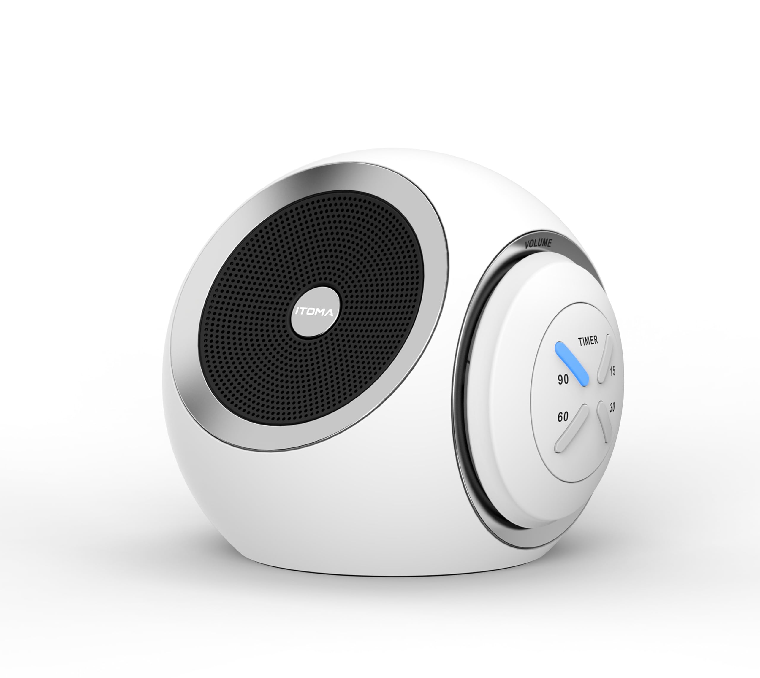 White Noise Machine, 30 Soothing Sounds Options Including Fan, Nature & White Noise, Sleep Timer, Bluetooth, Adjustable Volume, Sleep Sound Machine for Adults iTOMA 318