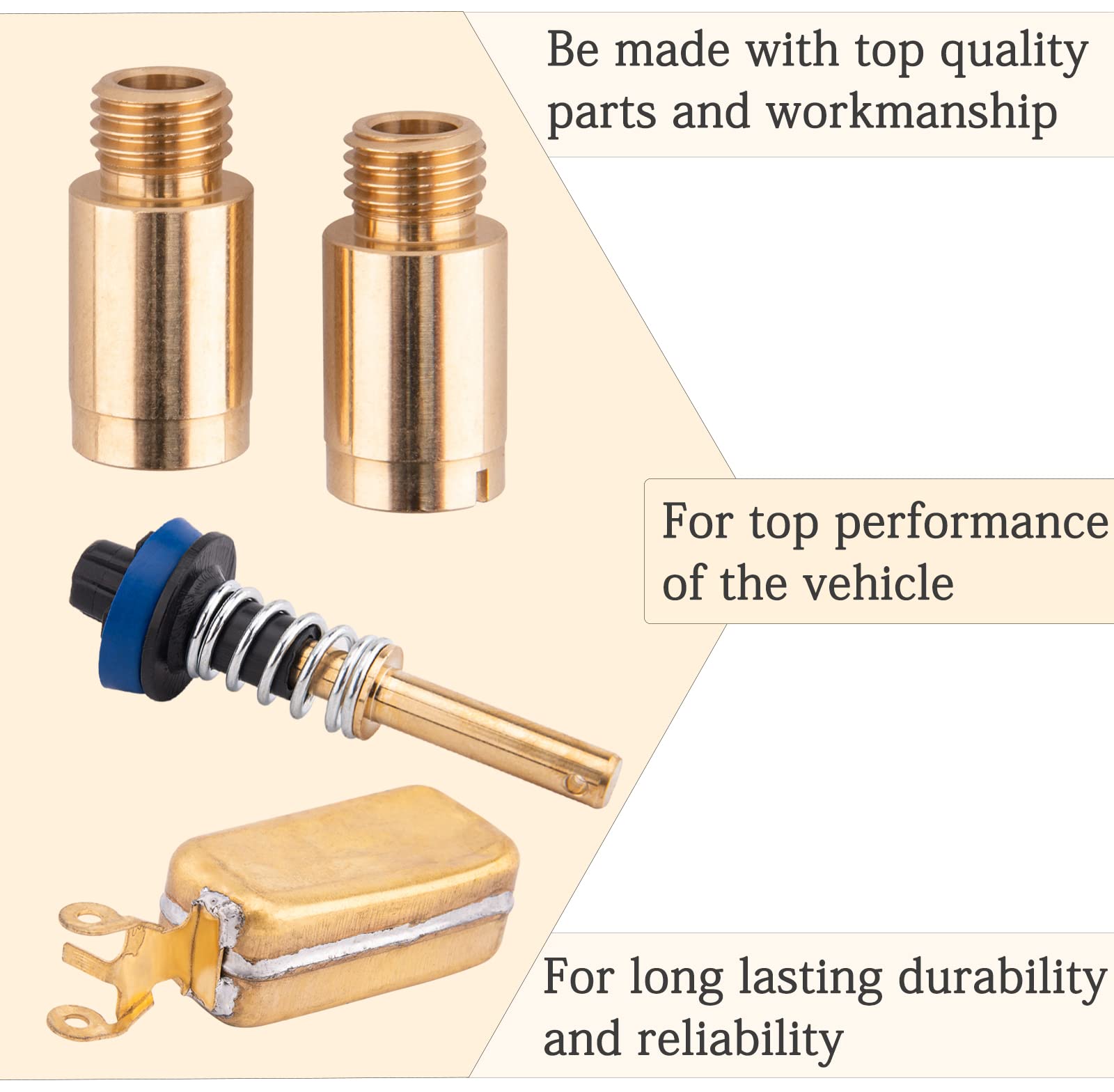 Carburetor Rebuild Kit Compatible with Edelbrock 1405 1406 1407 1408 1409 1410 1411, Carb Rebuild Kit for AFB 4 barrel 500 600 650 700 750 800 CFM Weber Marine # 809064 Carter 9000 series