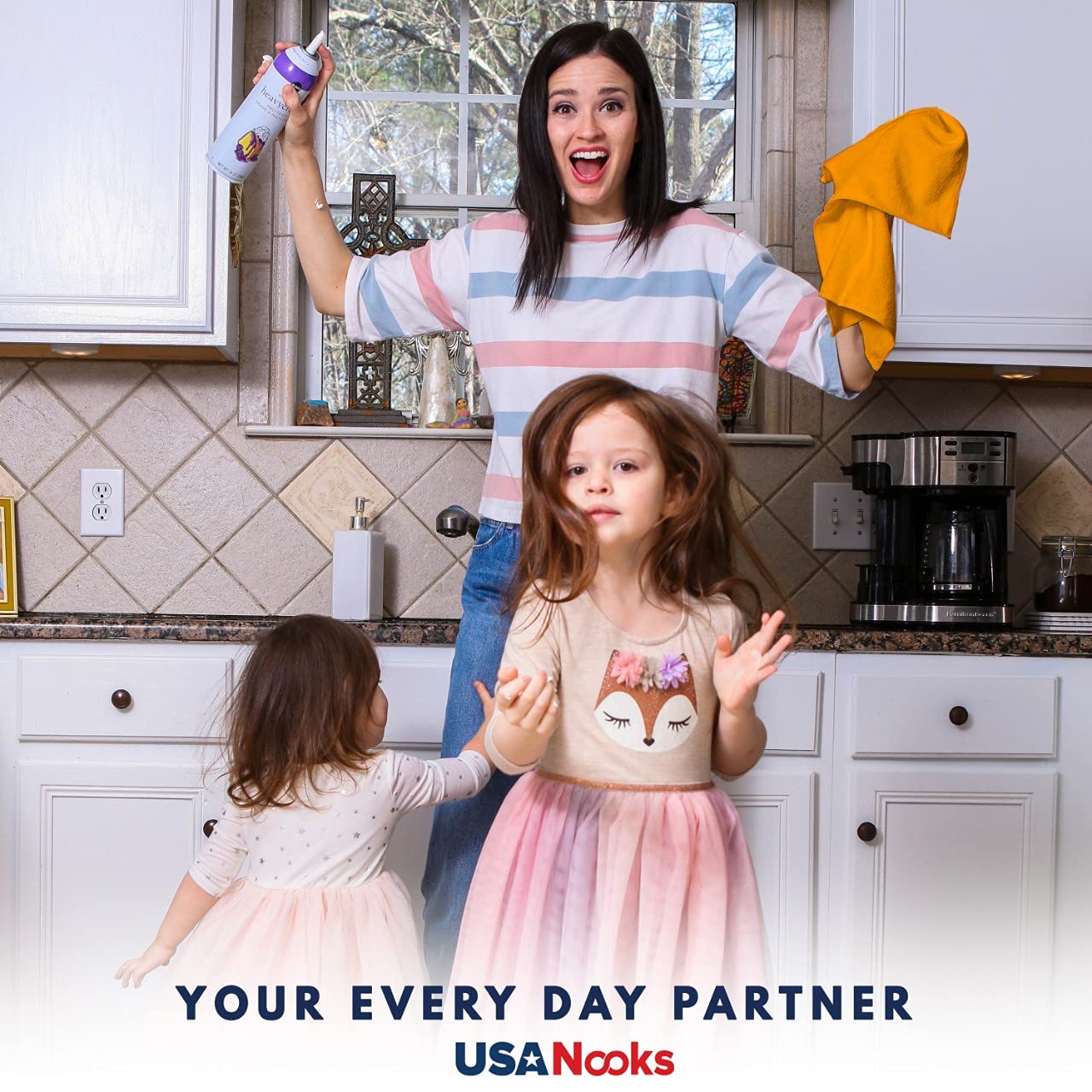 USANOOKS Microfiber Cleaning Cloth - 8 Pcs 12"x11" - High Performance - 1200 Washes, Ultra Absorbent Towels Weave Grime & Liquid for Streak-Free Mirror (Pack of 8)