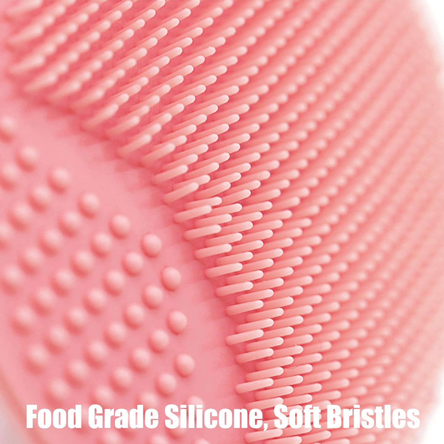 Face Scrubber, Facial Exfoliator, Face Scrub Brush, Soft Face Brush, Silicone Facial Cleansing Brush, Face Exfoliator Blackhead Acne Pore Cradle Cap Face Wash Brush for Deep Cleaning Skin Care 4 Pack