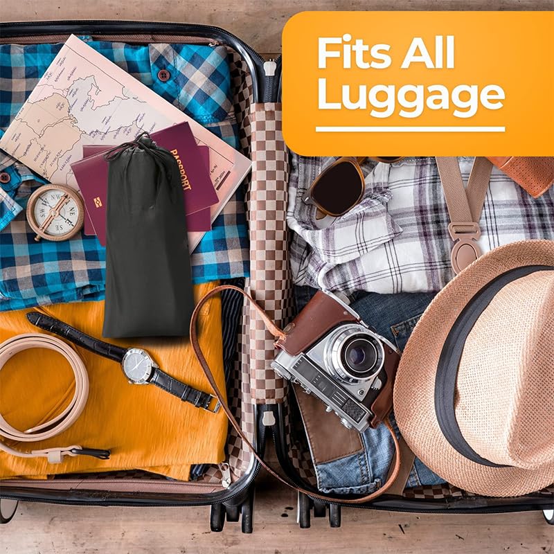 Foot Hammock for Plane Travel Accessories,Comfortable and Portable Airplane Foot Hammock,with Eye Mask and Earplugs,- Airplane Travel Essentials to Relax Your Feet,Best Gifts for People Who Travel