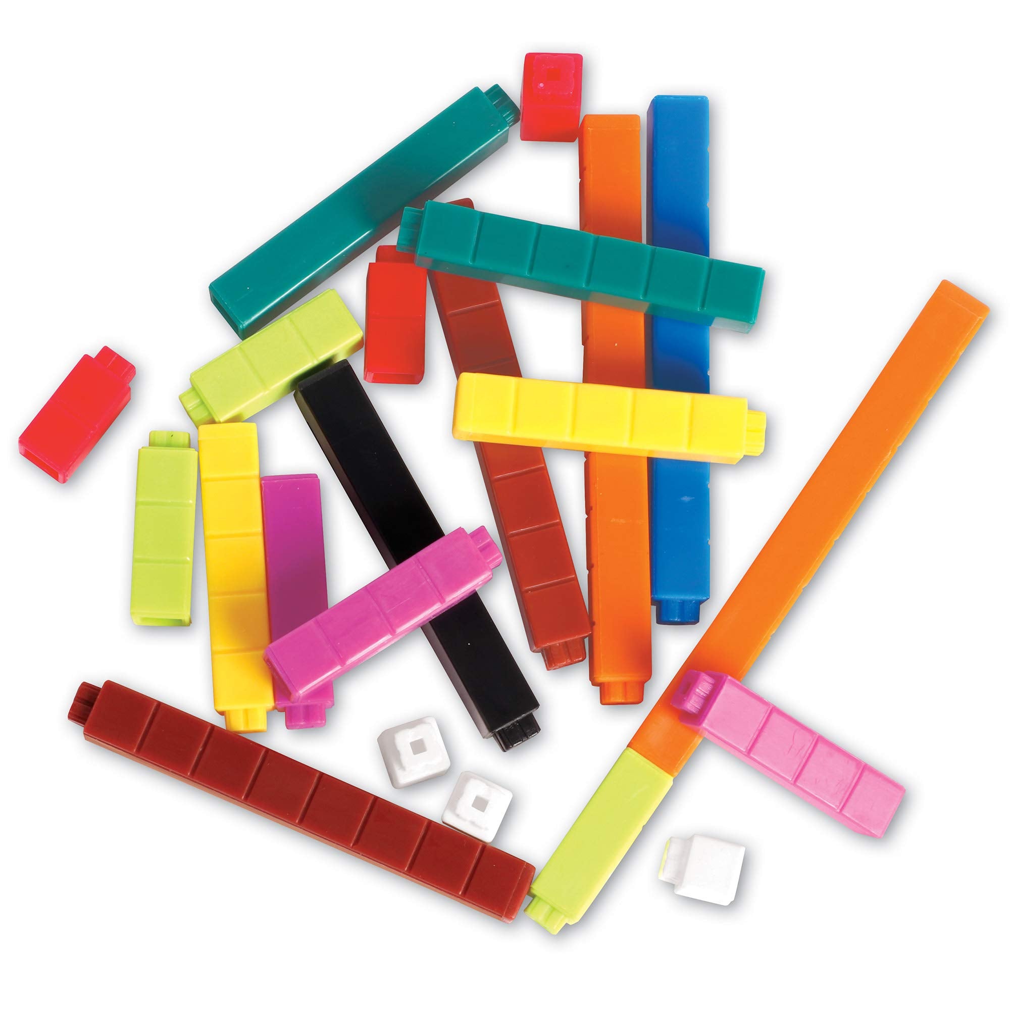Learning Resources Cuisenaire Multi-Pack Connecting Rods, 444 Rods in Trays (LER7481)