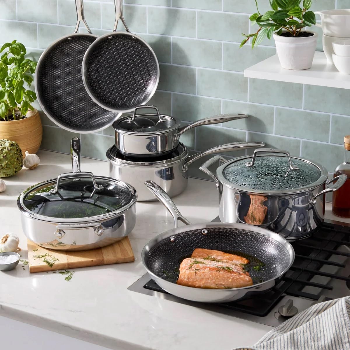 Henckels Paradigm Cookware Set, 11 Piece