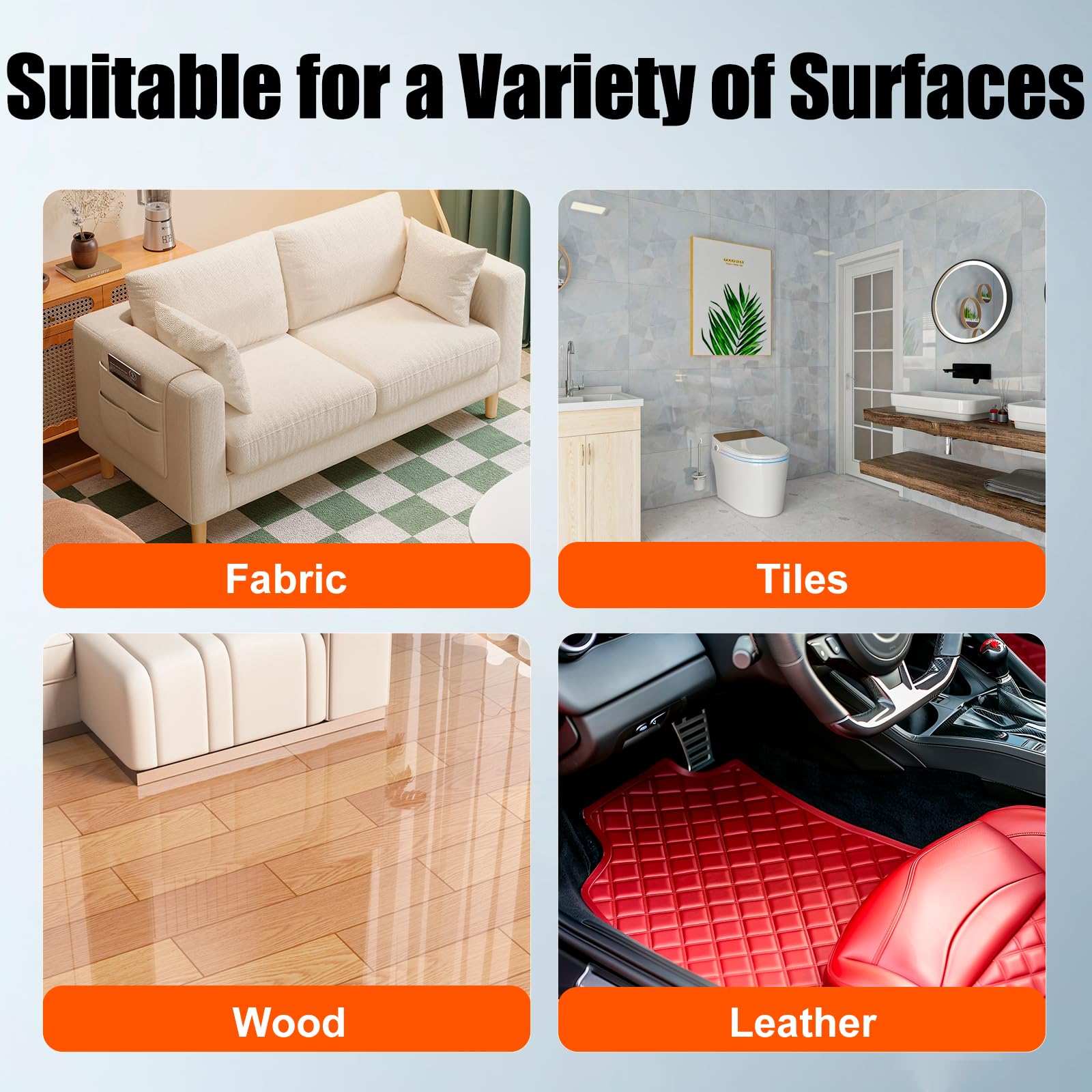 PHIXBEAR Hook and Loop Tape Fasteners, Made of 3M, Heavy Industrial Strength Adhesive Backing Tape, Fixed Sofa Cushion, Home and Office 2in X 8.2ft