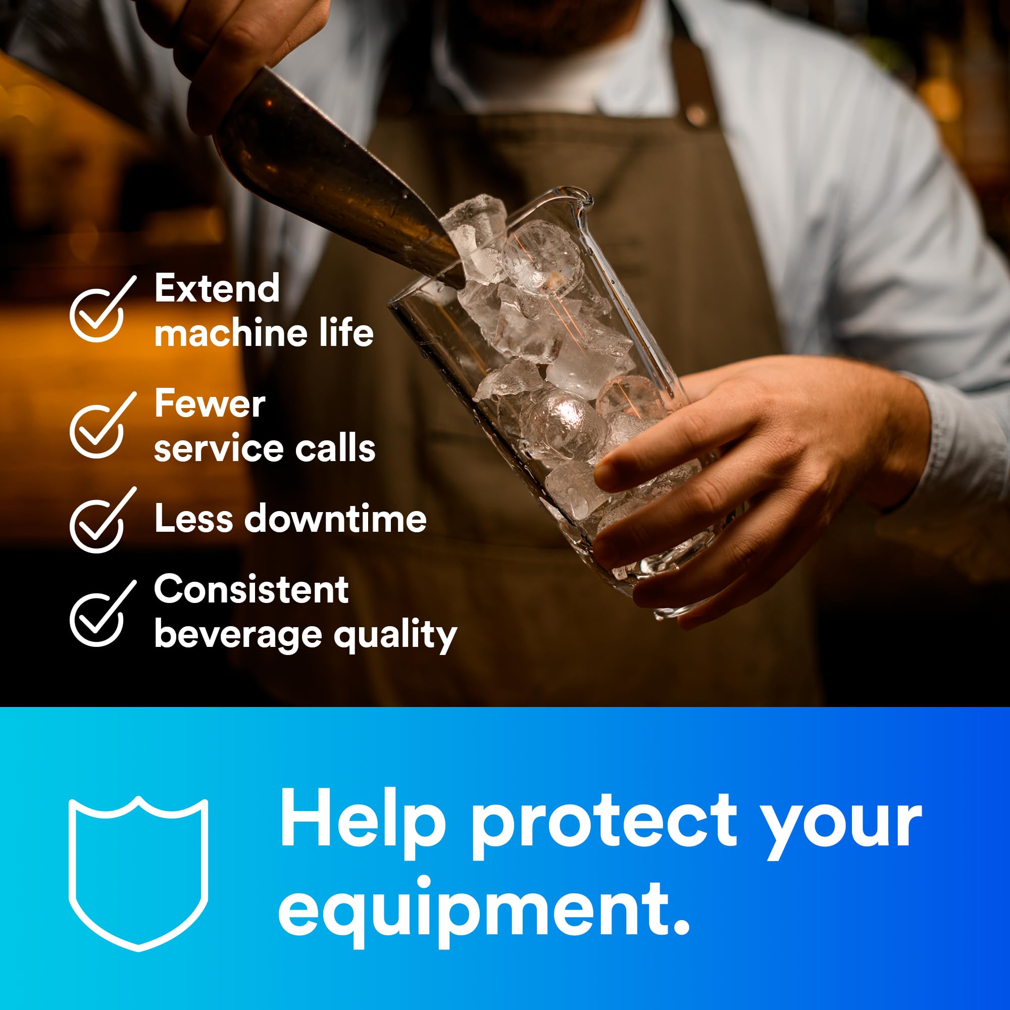 3M - HF25-S - Ice Machine Replacement Filter Cartridge Part # 5615203 , White