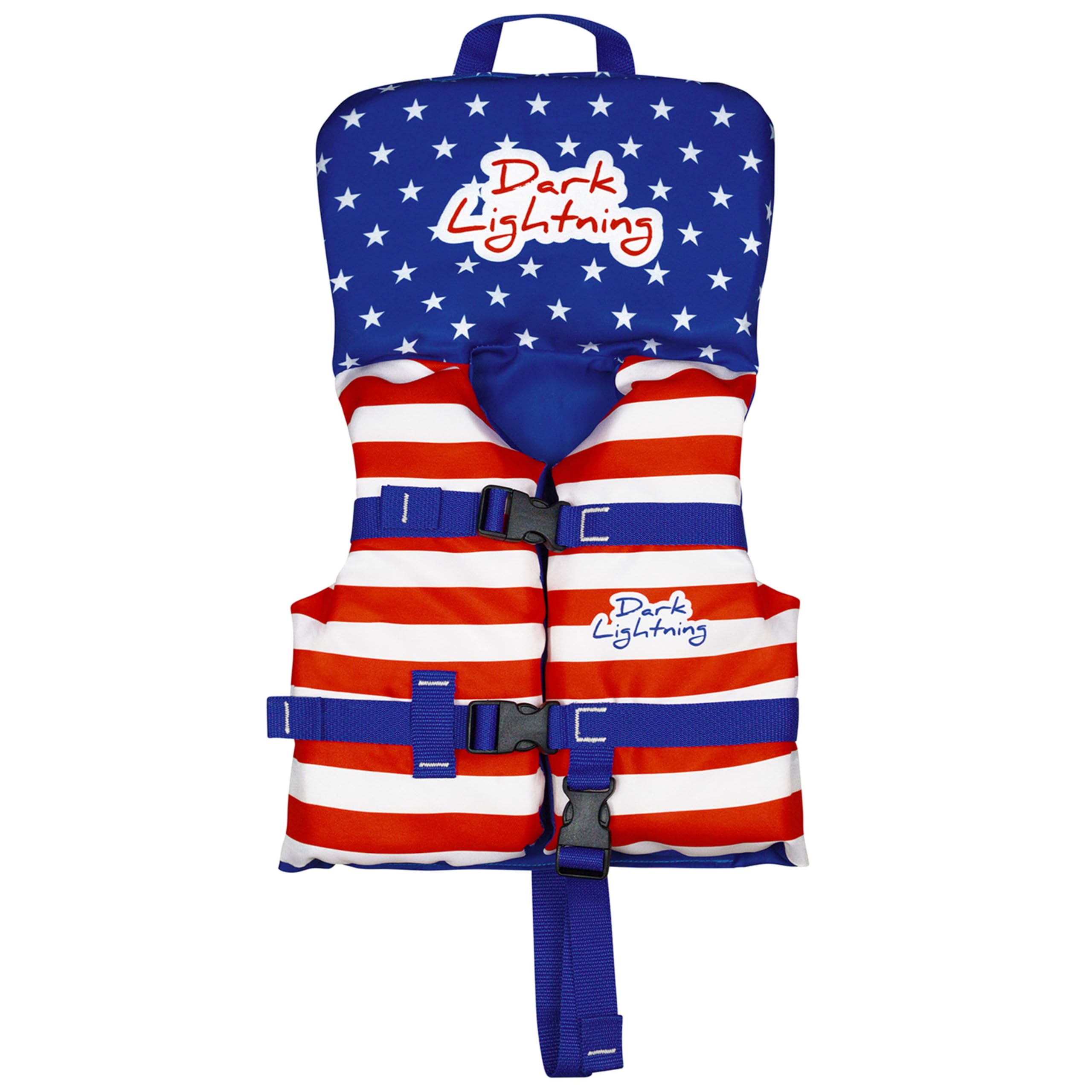 Toddler Swim Vest for Child 30-50 Pounds, Infant Life Jacket 0-30 lbs, Kids Water Wings Arm Floaties in Puddle/Sea (US - Flag)