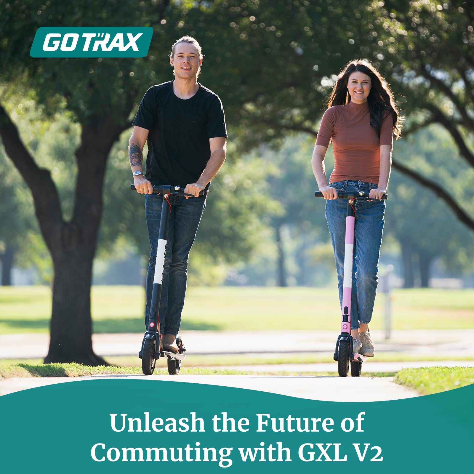 Gotrax GXL V2 Electric Scooter for Adult, 8.5" Solid Tire Max 12 Mile 15.5Mph Speed Powered By 250W Motor, Foldable Commuting E Scooter for Adult Pink