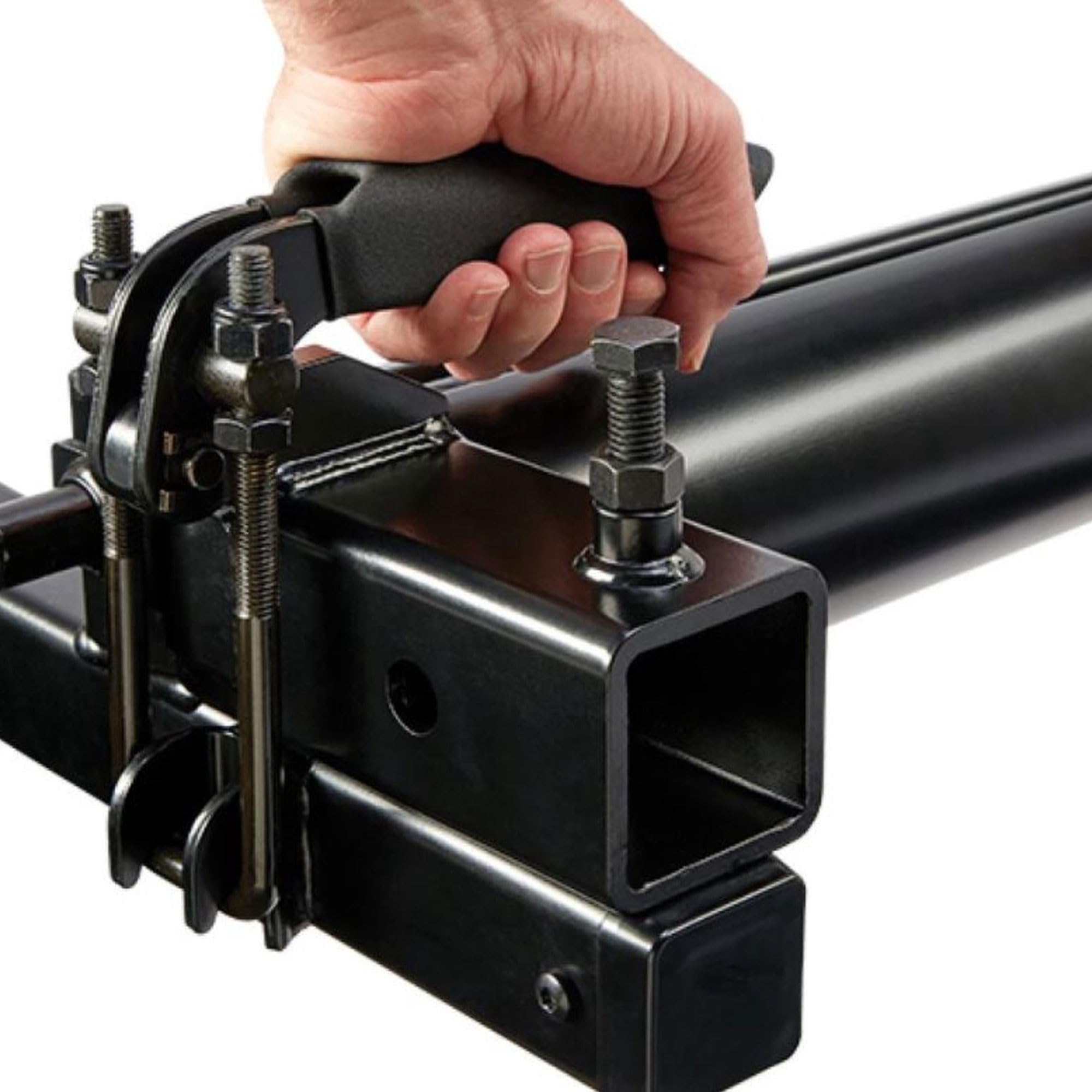 Yakima BackSwing Hitch Mounted Swing Away Locking Bicycle Bike Rack Adapter Converter for 2 Inch Receivers with Latch and Same Key System Lock, Black