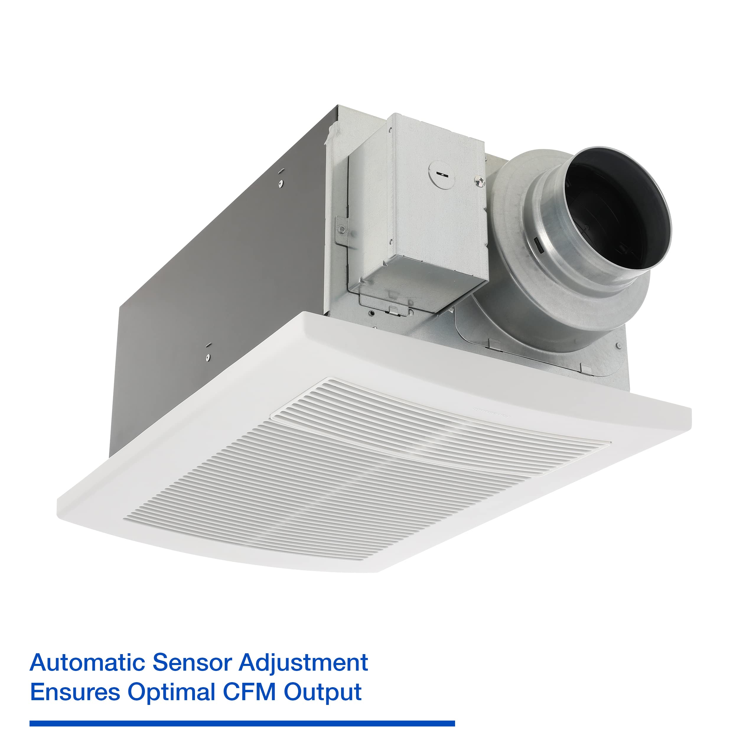 Panasonic WhisperWarm Ceiling Mount Bathroom Exhaust Fan with Heater, 50-80-110 CFM, FV-0511VH1