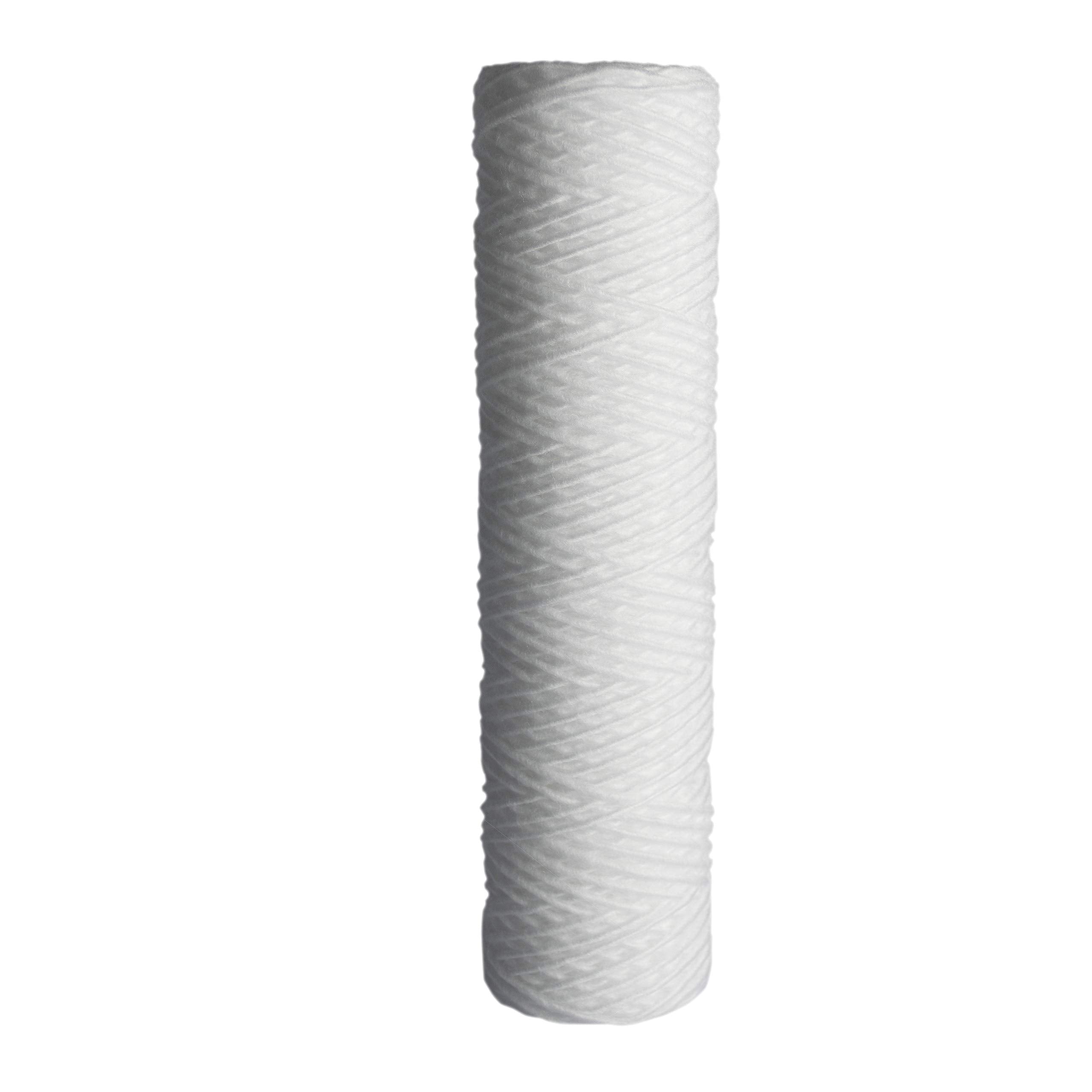 Sediment String Wound Water Filter Cartridge Standard 2.5x10 20 Micron 25 Pack