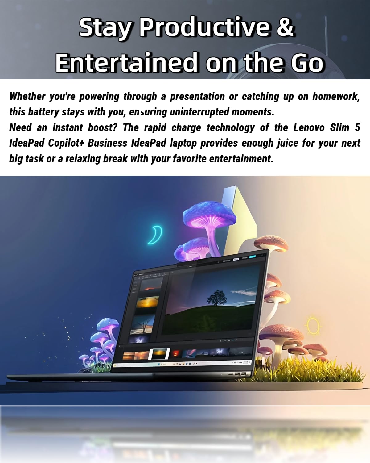 Lenovo IdeaPad Copilot+ Business Laptop - 16" FHD+ Touchscreen - AMD Ryzen AI 7 350(Beat Core 7 150U) - 50 TOPS NPU - Facial Login -Backlit KB-Win 11 Pro-RECOLX AI Voice Recorder (32GB DDR5 | 1TB SSD)