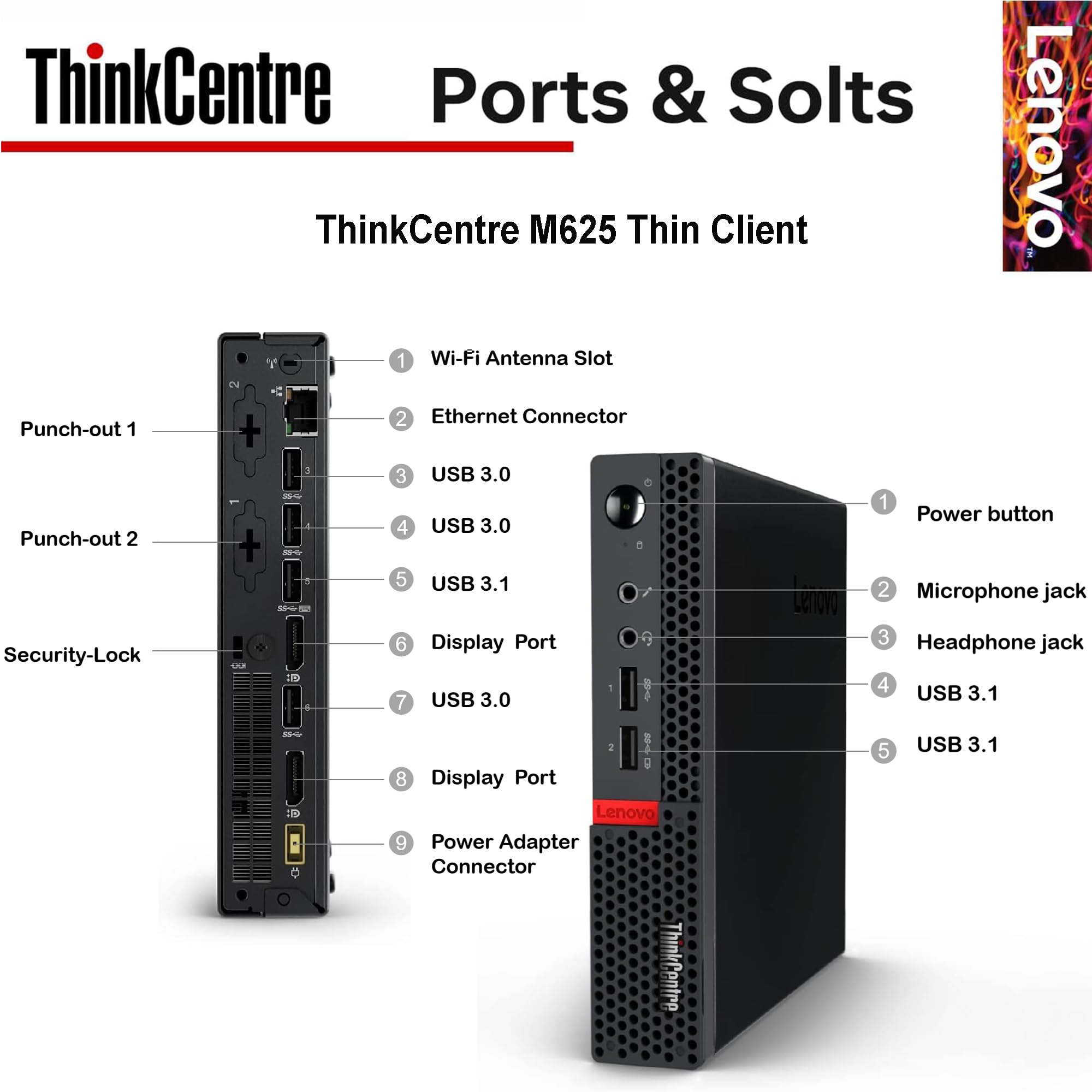 Lenovo ThinkCentre Micro Desktop, 16GB DDR4 RAM, 1TB SSD Drive, AMD Processor & Graphics, Dual-Display Support, Wi-Fi, Bluetooth, USB, RJ-45, Windows 11 Pro, Business-Grade, Home-Friendly