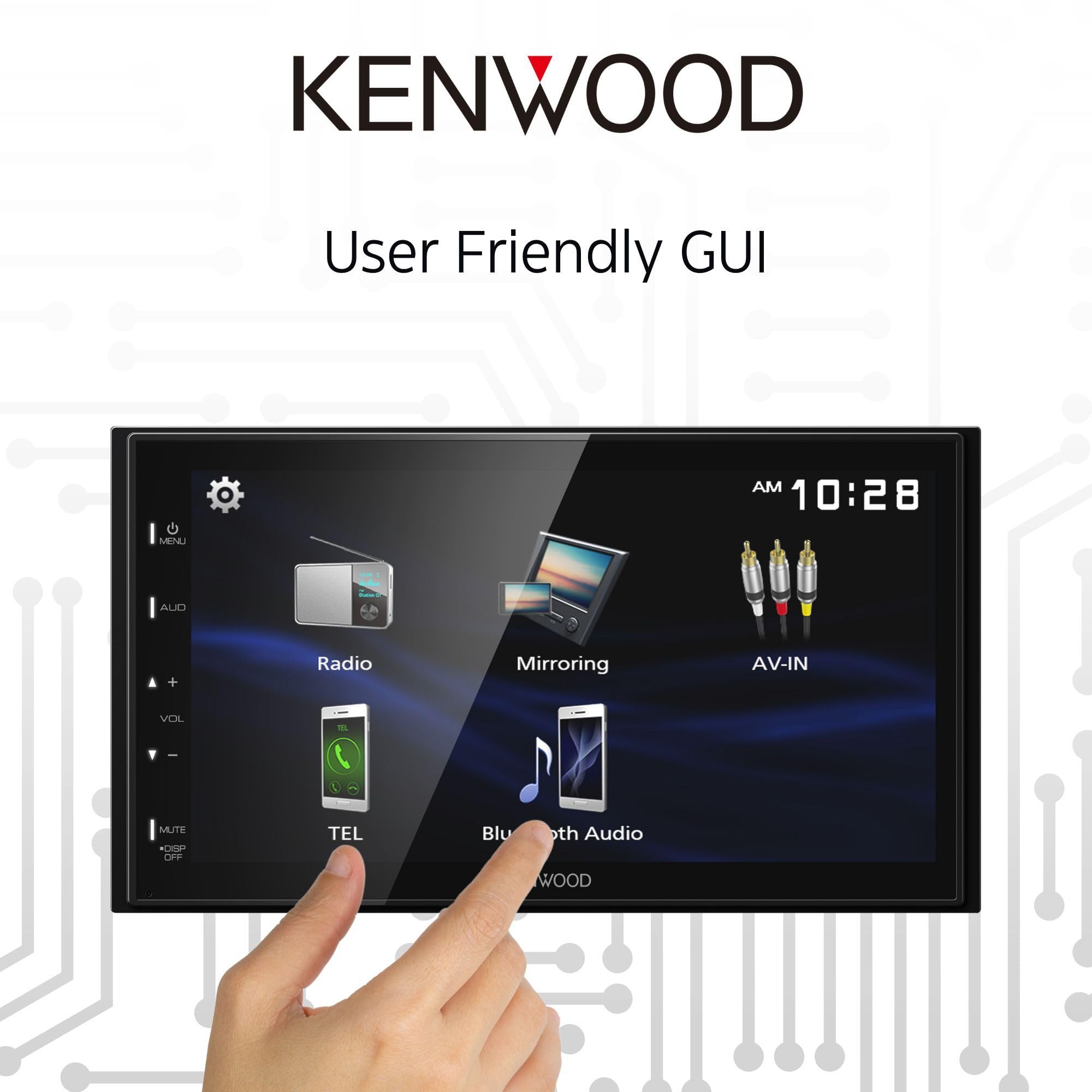 Kenwood DMX129BT Multimedia Receiver with Bluetooth