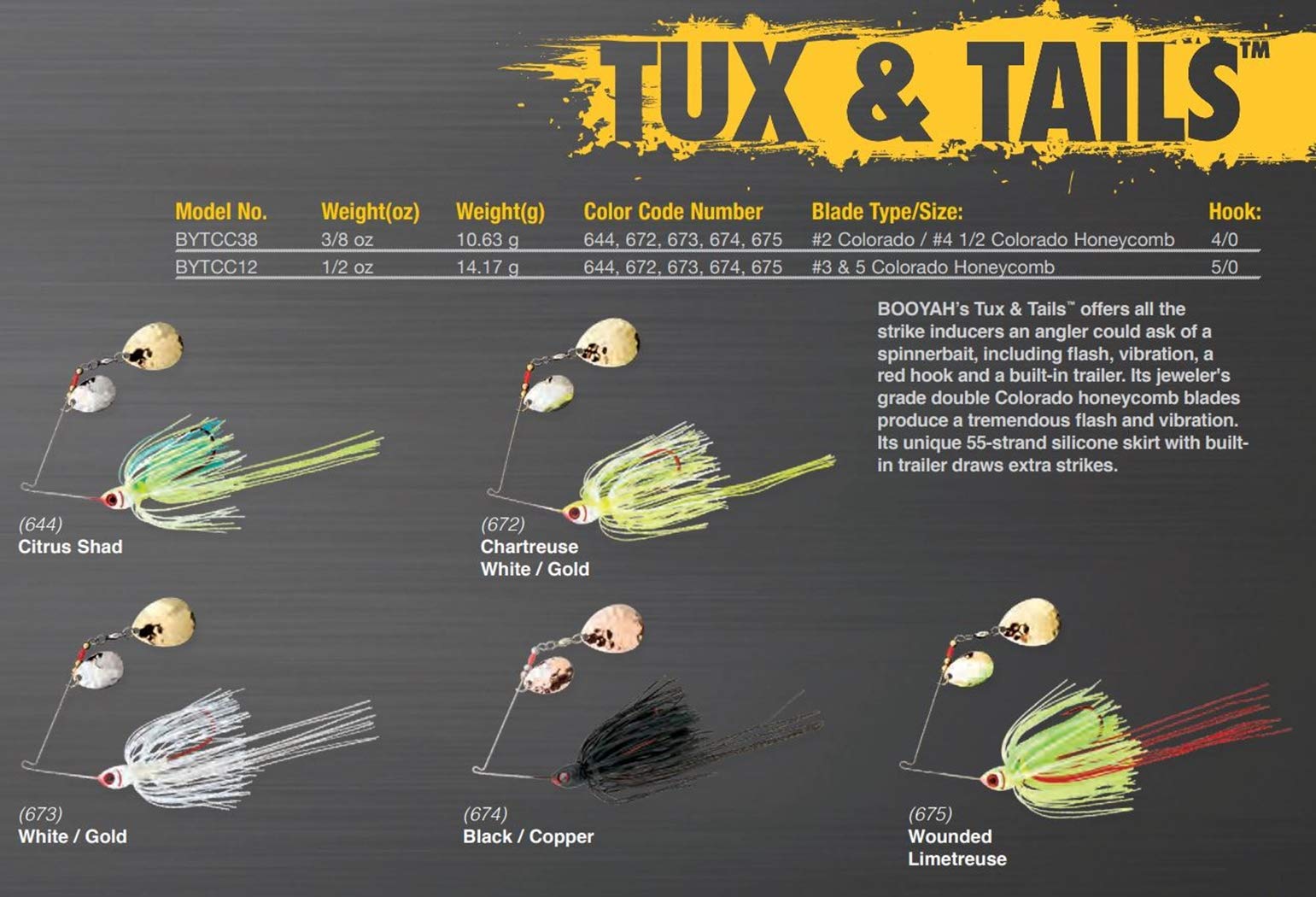 BOOYAH Tux and Tails - Wounded Limetreuse - 3/8 oz
