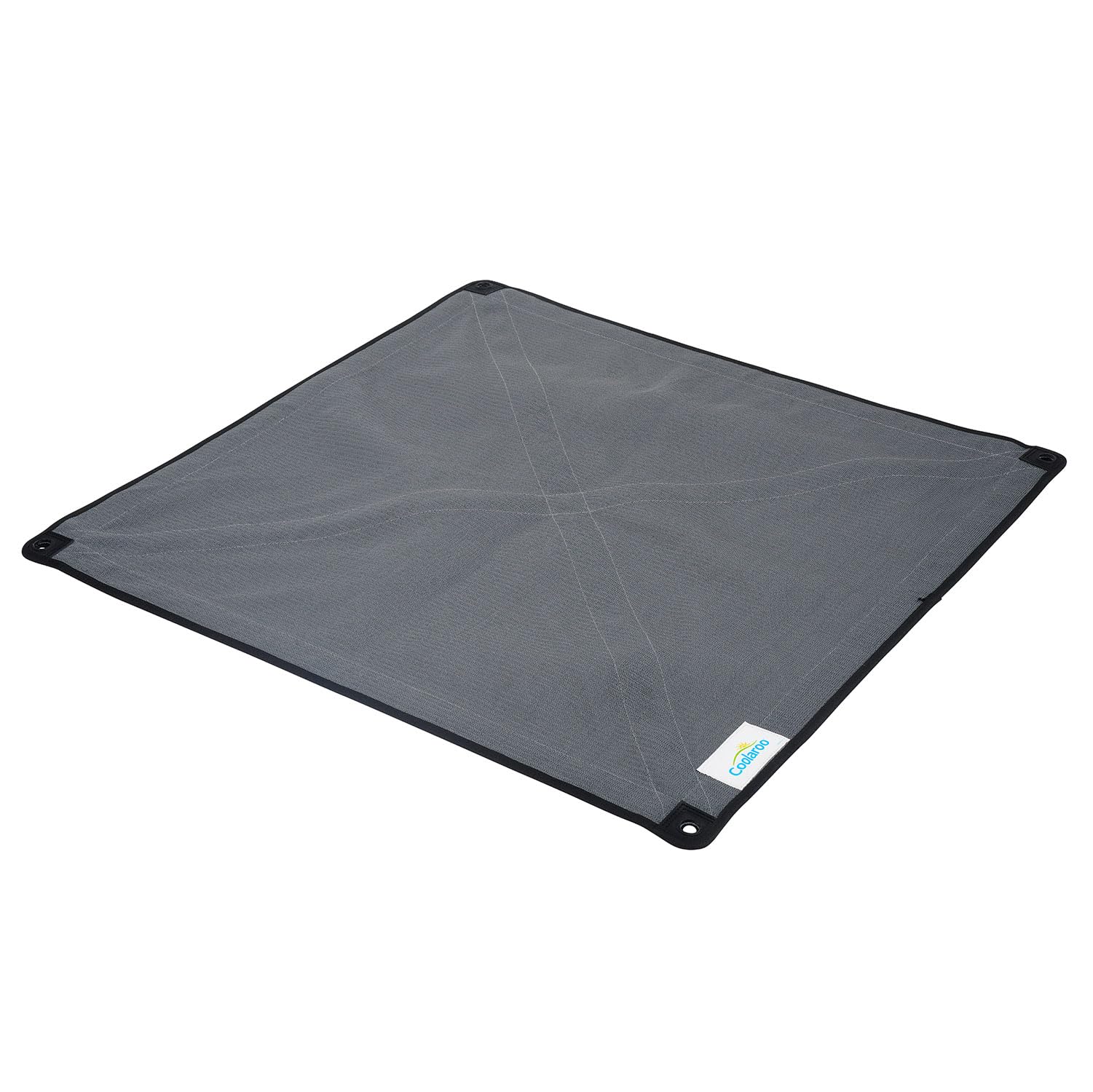Coolaroo On The Go Cooling Elevated Dog Bed Replacement Cover, Portable for Travel & Camping, Collapsible for Storage, King, Steel Grey