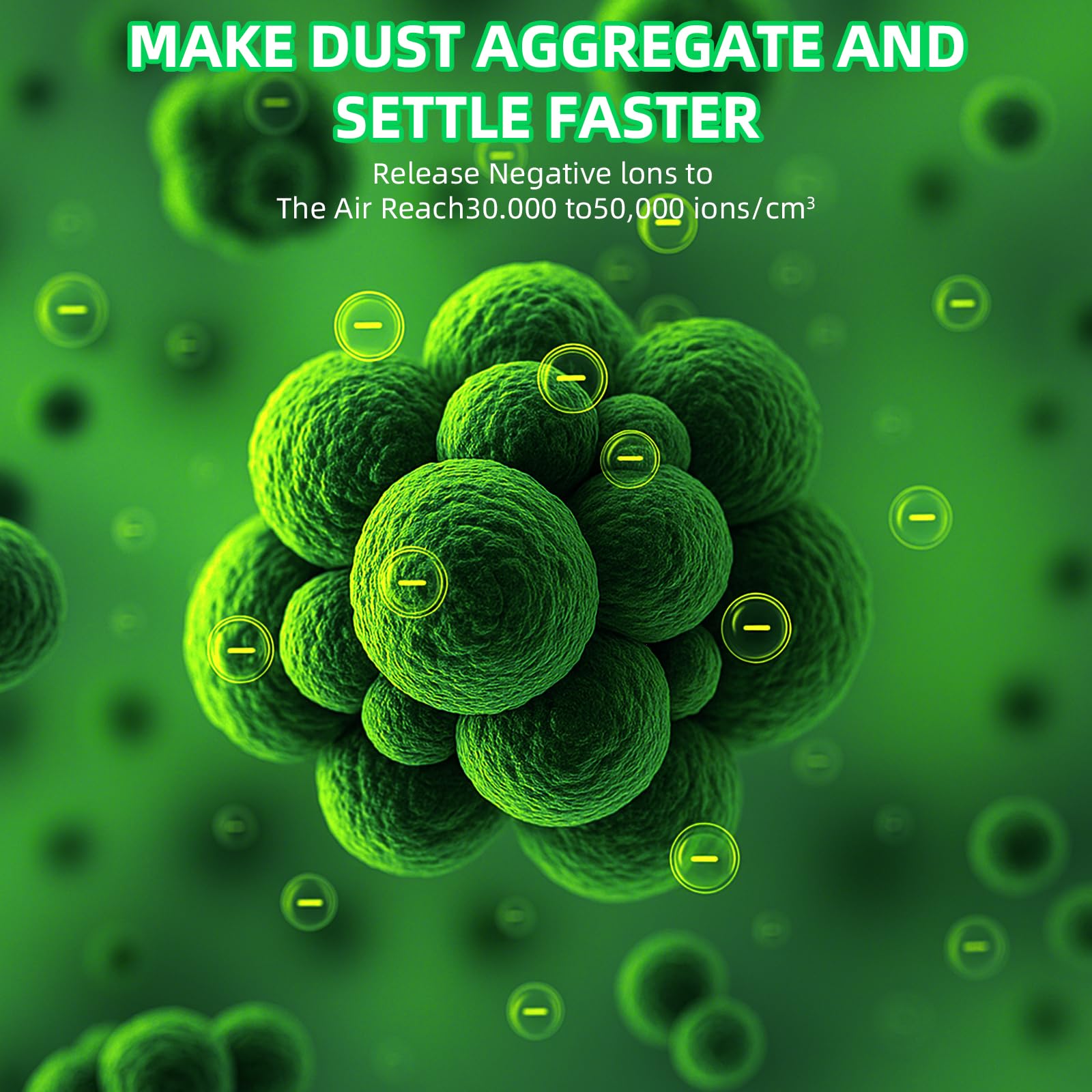 Plug in Air Purifier, Air Ionizer for Home, Quiet Air Freshener for Kitchen, Bedroom, Office, Portable Mini Filterless Mobile Air Cleaner for Pets, Smoke Smell, Dust, Odor (8Pack)