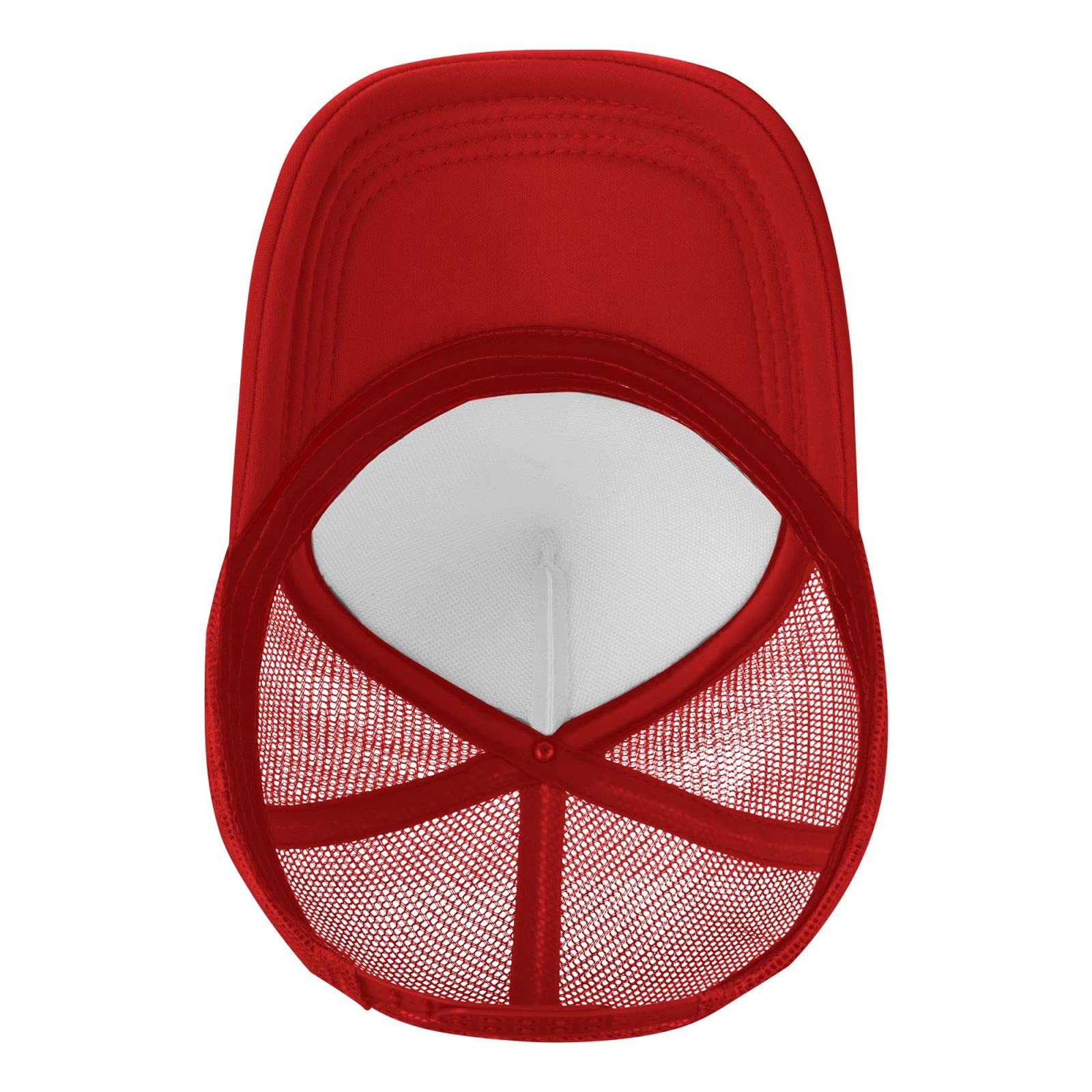 Make Cuba Great Again Mesh Trucker Hat Adjustable Baseball Caps for Men Women Classic Dad Hats,Red