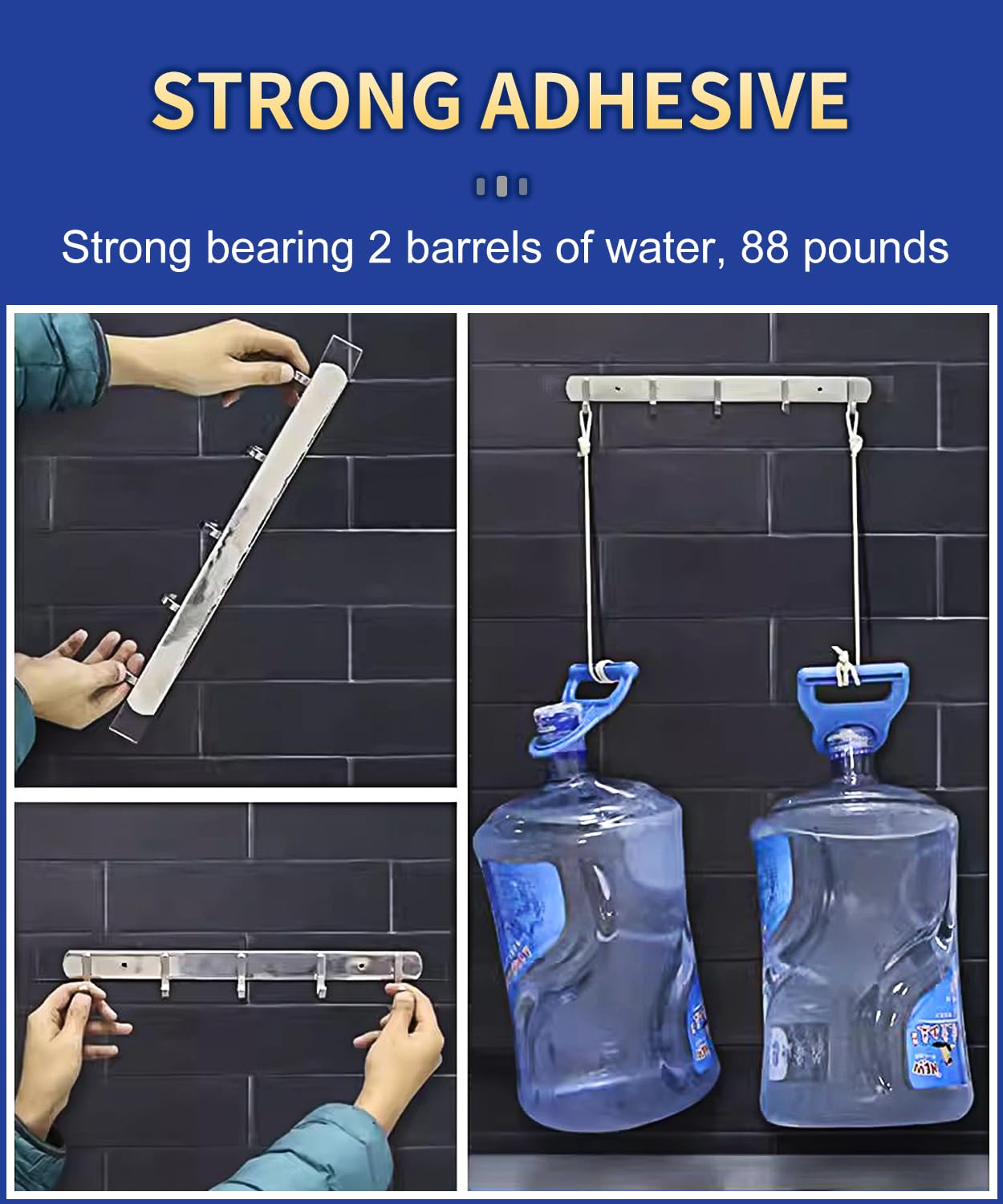 PHIXBEAR Large Double Sided Tape Heavy Duty, Mounting Tape Strong Adhesive, Wall Tape for Hanging Clear Removable No Damage, Fits Decor & Poster, 20Ft 1.2" Wide