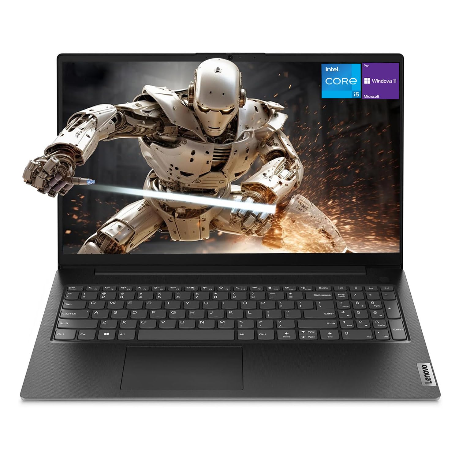 Lenovo V15 Gen 4 Business Laptop, 15.6" FHD Display, Intel Core i5-13420H (Beat i7-1355U), HDMI, RJ45, Webcam, Numeric Keypad, Wi-Fi, Windows 11 Pro, Black (16GB RAM | 512GB SSD)