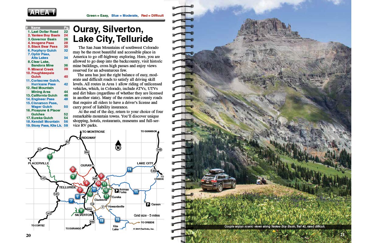 Guide to Colorado Backroads & 4-Wheel-Drive Trails (FunTreks Guidebooks)