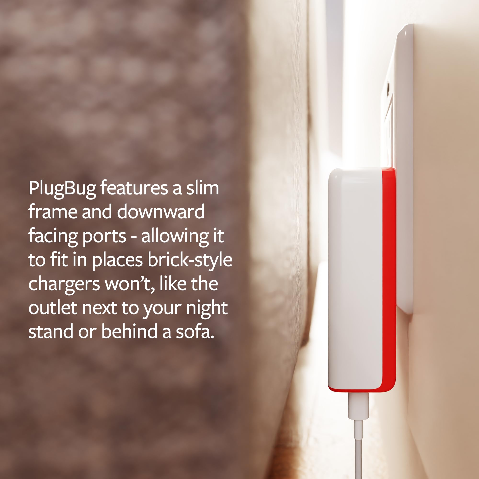 Twelve South PlugBug - 4-Port 120W USB-C Wall Charger with Find My