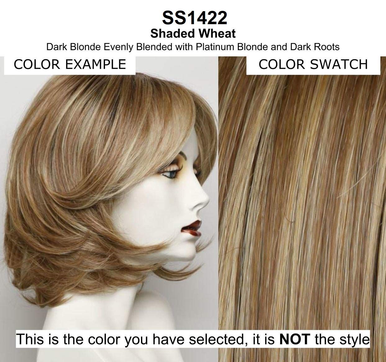 Bundle - 2 Items: Editor’s Pick Elite Wig by Raquel Welch (item#1), Christy's Wigs Q & A Booklet (item#2) - Color: SS1422