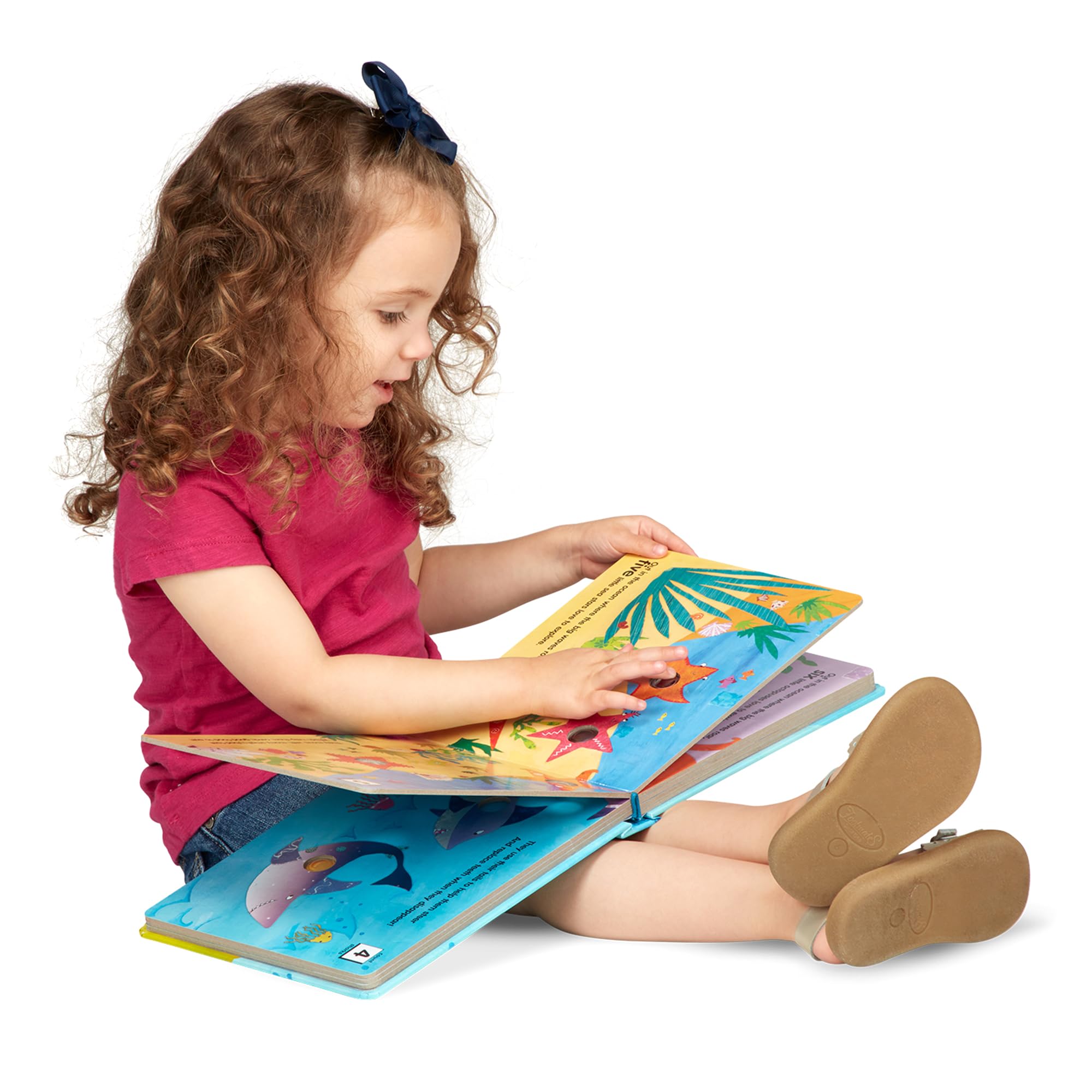 Melissa & Doug Children's Book - Poke-a-Dot: Who’s in the Ocean (Board Book with Buttons to Pop) - FSC Certified