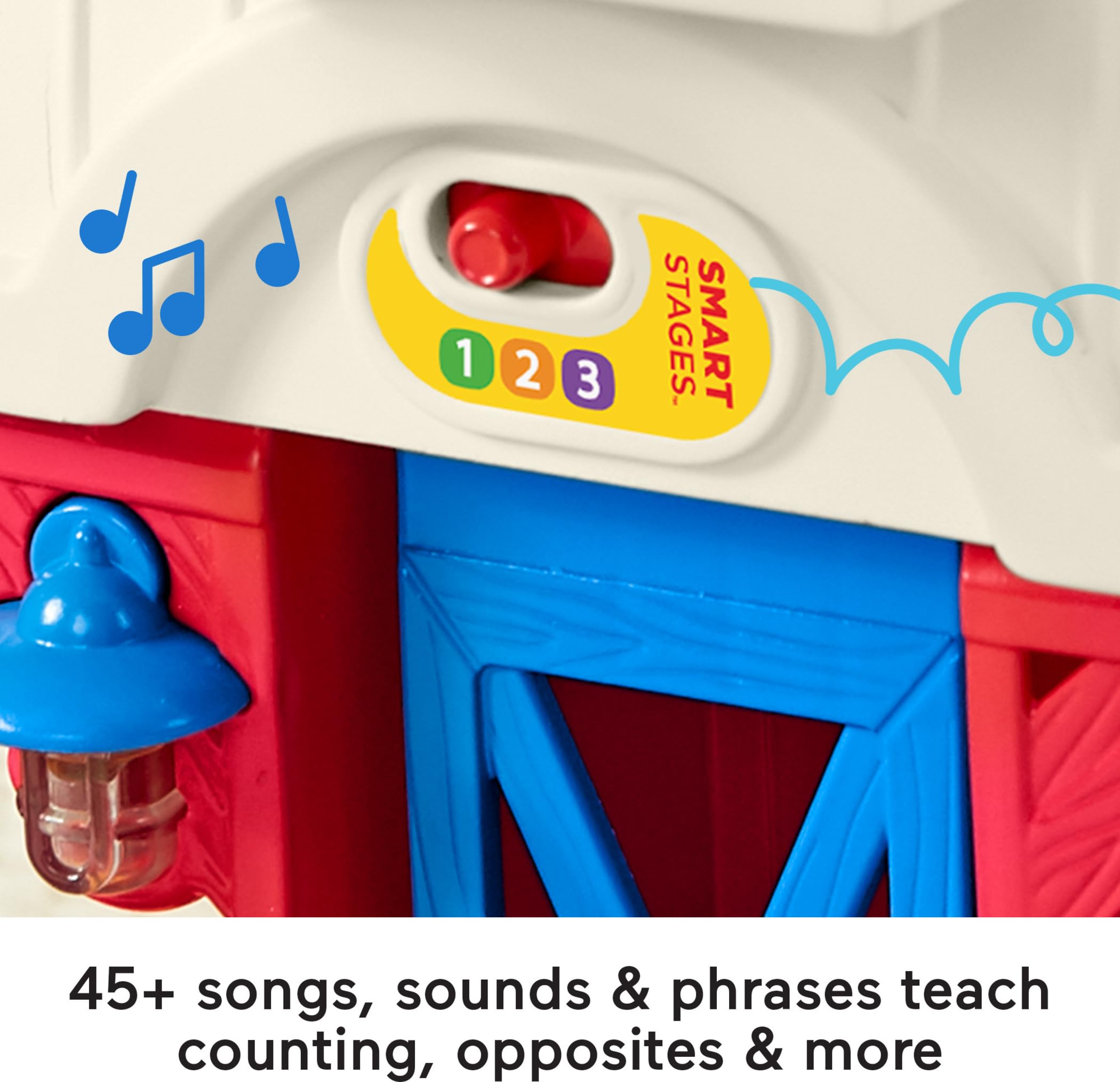 Fisher-Price Little People Toddler Learning Toy Caring for Animals Farm Playset with Smart Stages for Pretend Play Kids Ages 1+ years