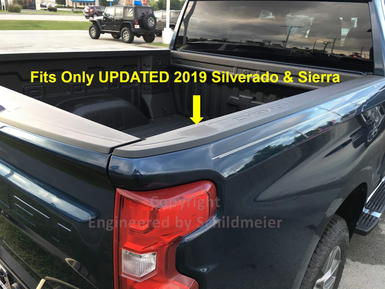 ES ENGINEERED BY SCHILDMEIER Stake Pocket Covers for 2019 & Newer Silverado/Sierra (Set of 2) NOT 3D Printed