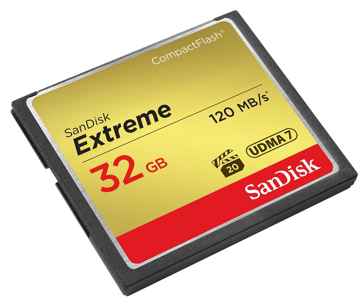 SANDISK 32GB Extreme CompactFlash Memory Card UDMA 7 Speed Up To 120MB/s - SDCFXSB-032G-G46