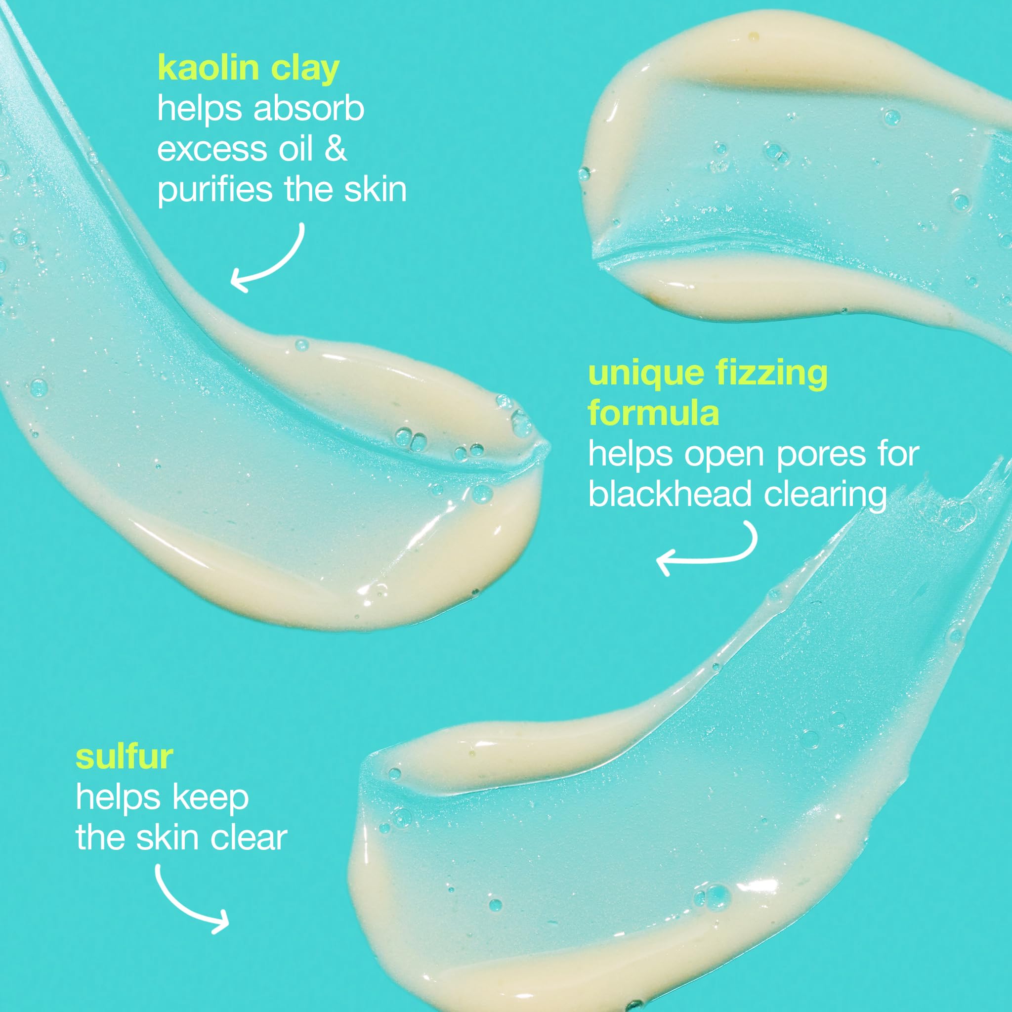 Dermalogica Clear Start Blackhead Clearing Fizz Mask (1.7 Fl Oz) Purifying Pore Cleansing Mask with Kaolin Clay and Sulfur - Absorbs Excess Oil To Purify Skin