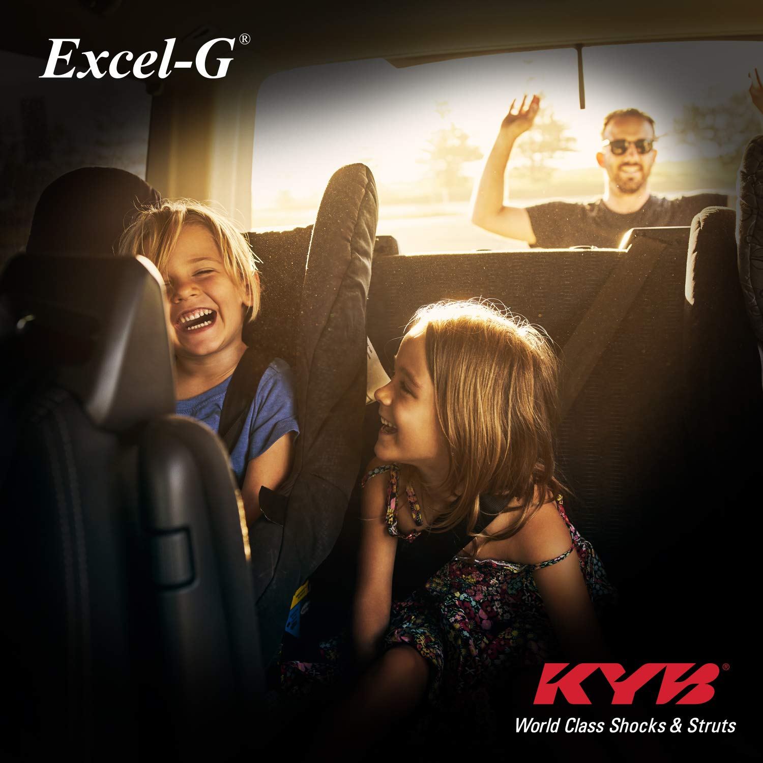 KYB 344296 Excel-G Gas Shock, black , silver