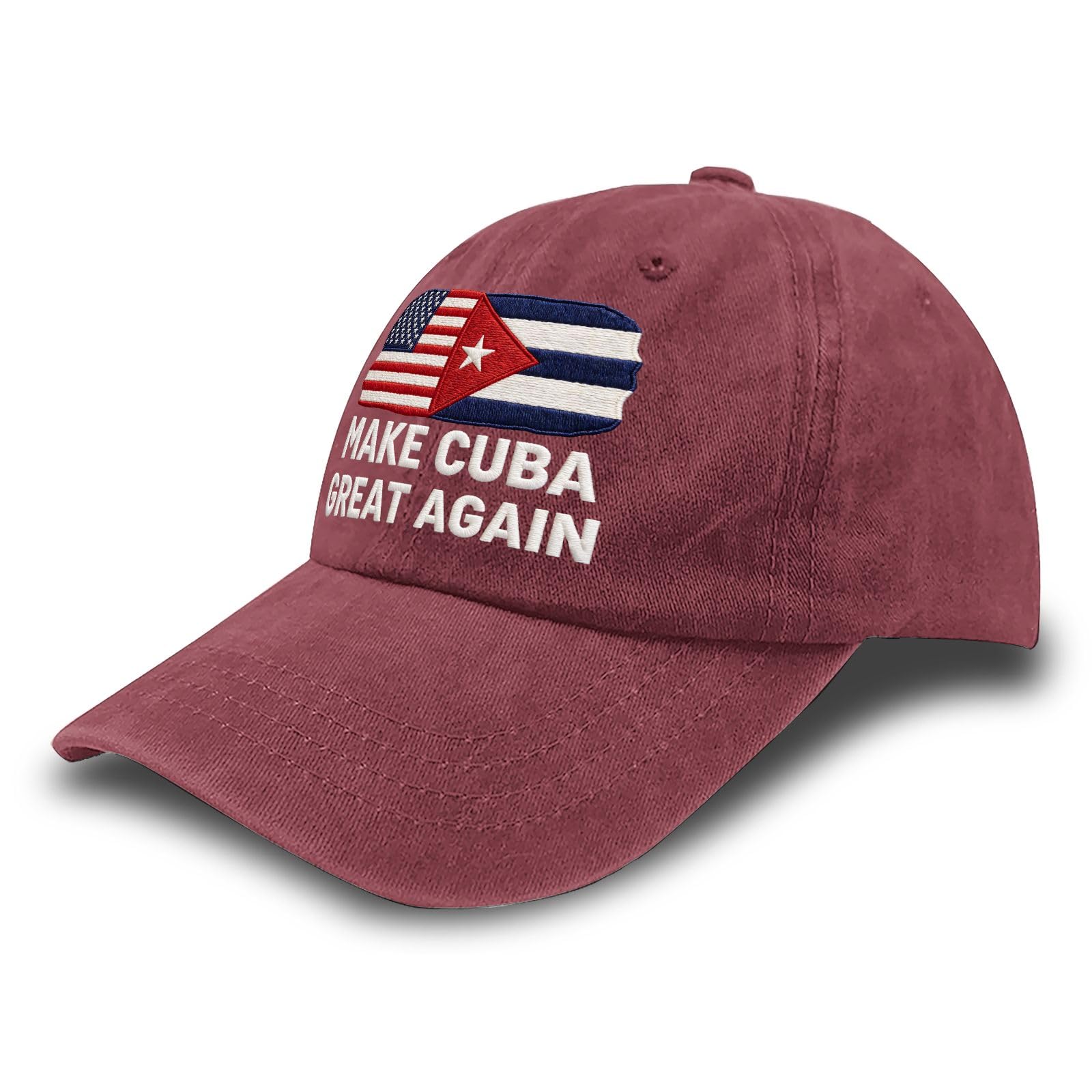 Make CUBAS Great Again Embroidered Golf Hats Camping Cap for Dad