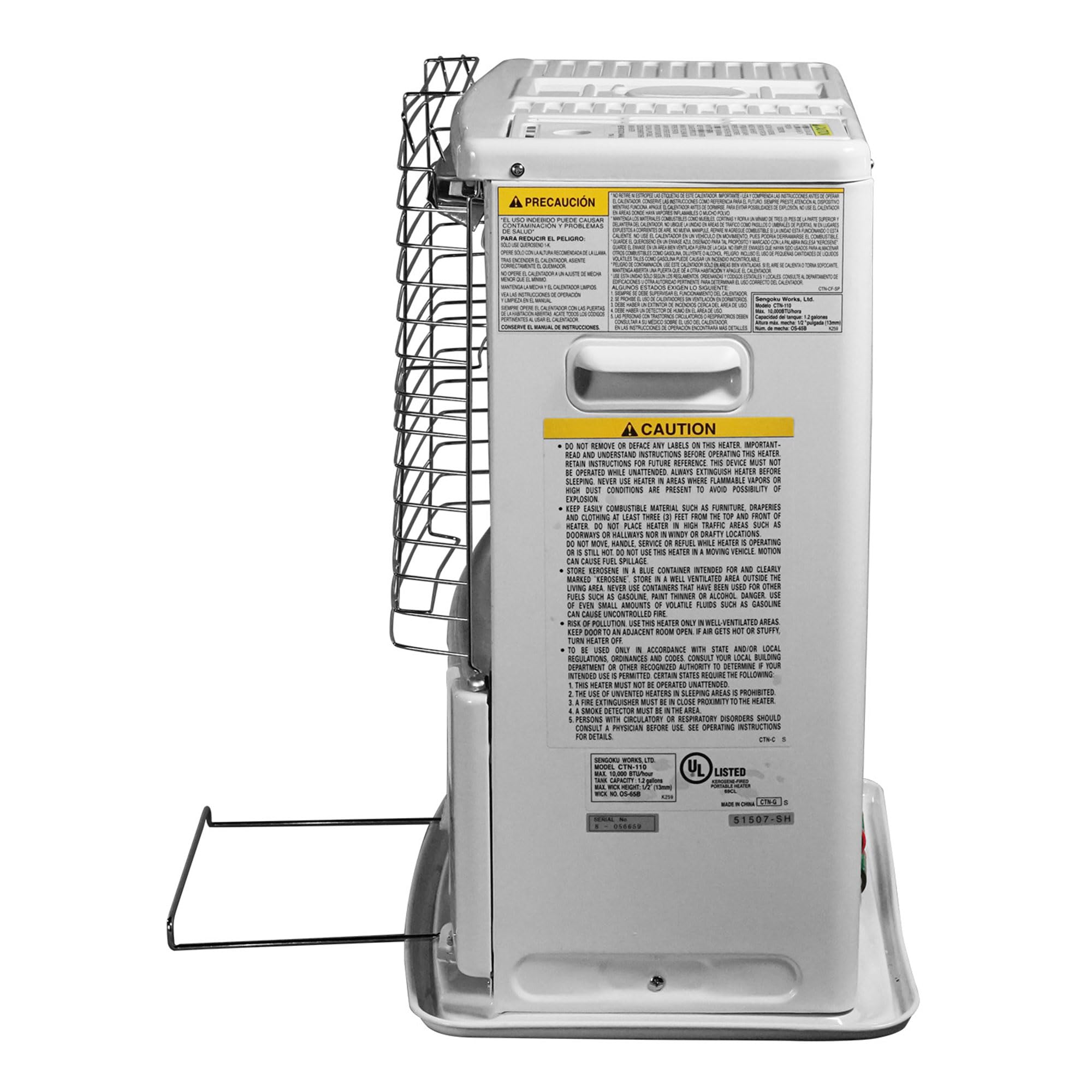 Sengoku HeatMate Portable Kerosene Indoor Outdoor Space Heater for 400 sq. ft., 10,000 BTU