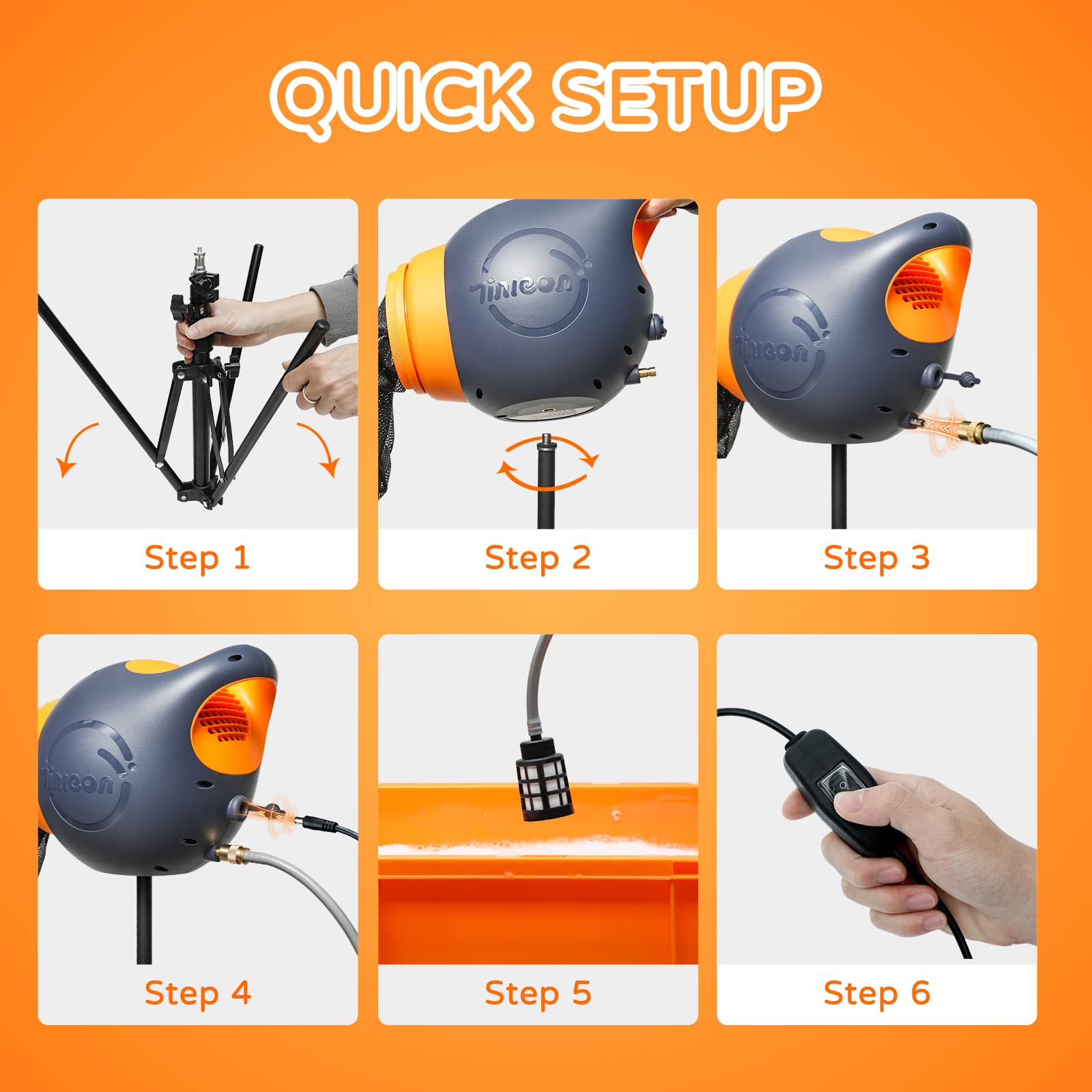 Foam Machine for Kids - Easy to Use Foam Making Toy with Large Foam Production, Perfect for Birthdays, Celebrations, and Backyard Events