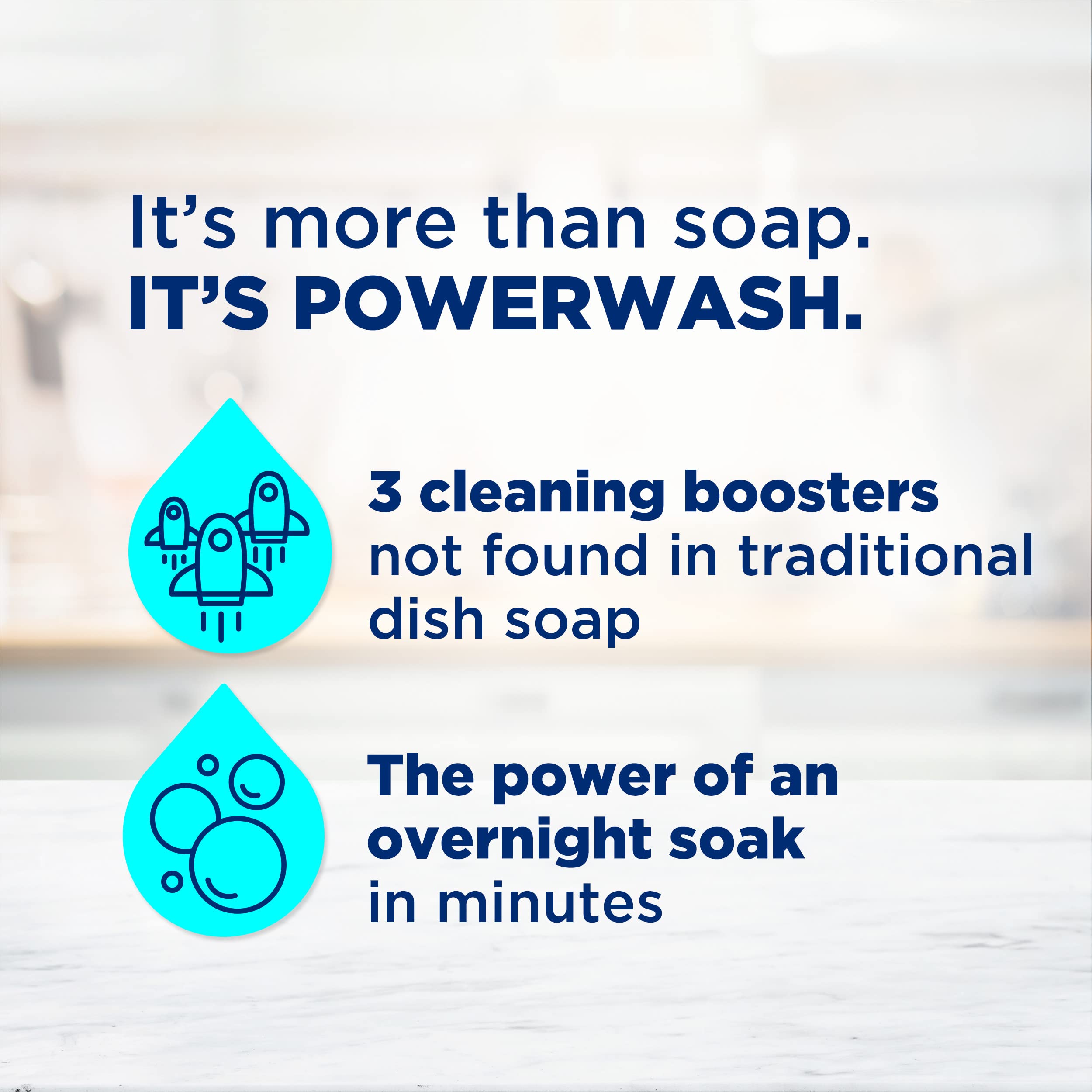 Dawn Powerwash Spray, Dish Soap, Dishwashing Liquid, Cleaning Supplies, Lemon, 1 Starter Kit + 3 Refills, 64 Fl Oz