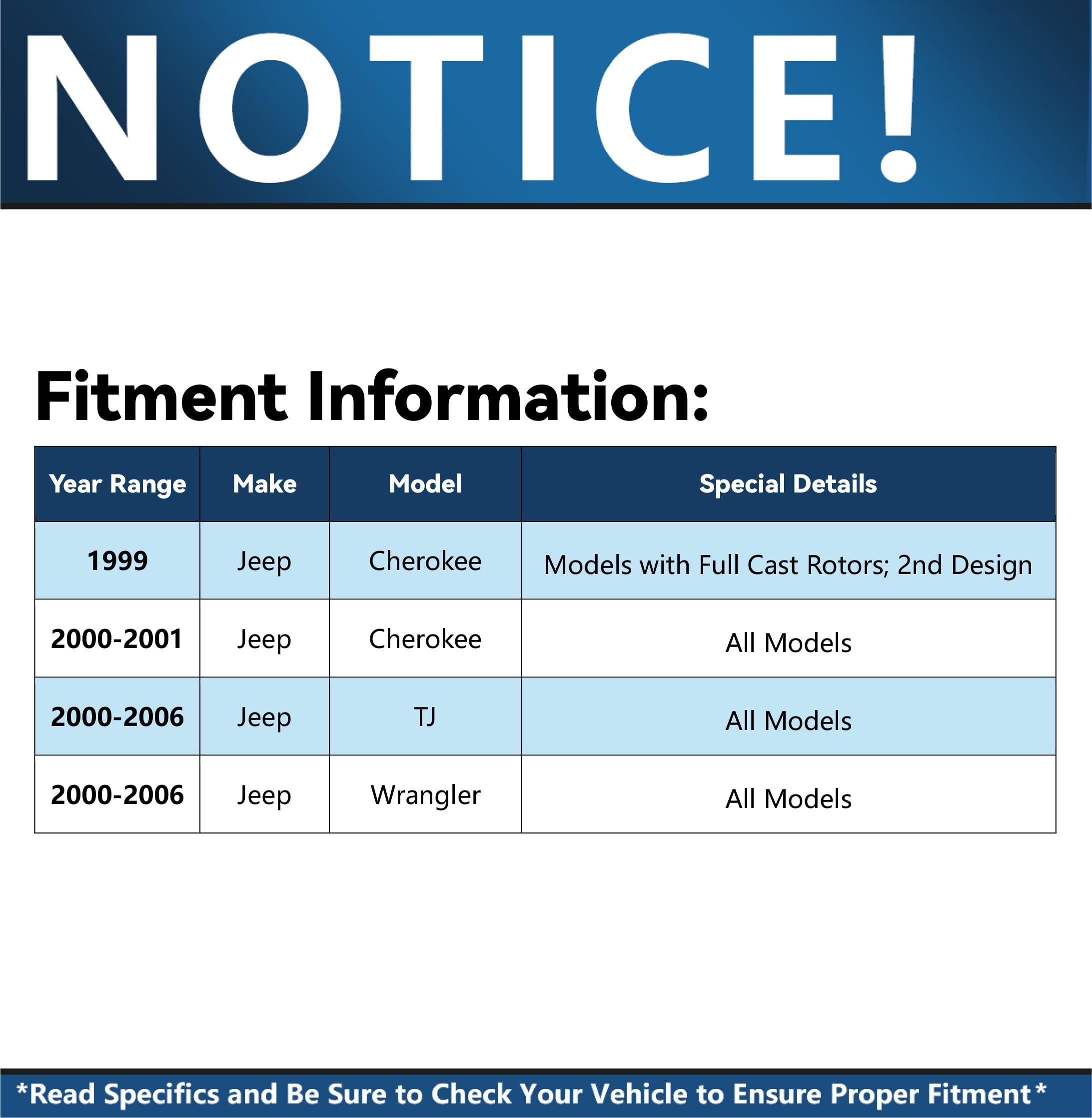 Detroit Axle - 2 Front Wheel Bearing Hubs for 1999-2001 Jeep Cherokee 2000-2006 Jeep Wrangler TJ, Replacement Wheel Bearing and Hubs Assembly Set, Pair Hubs