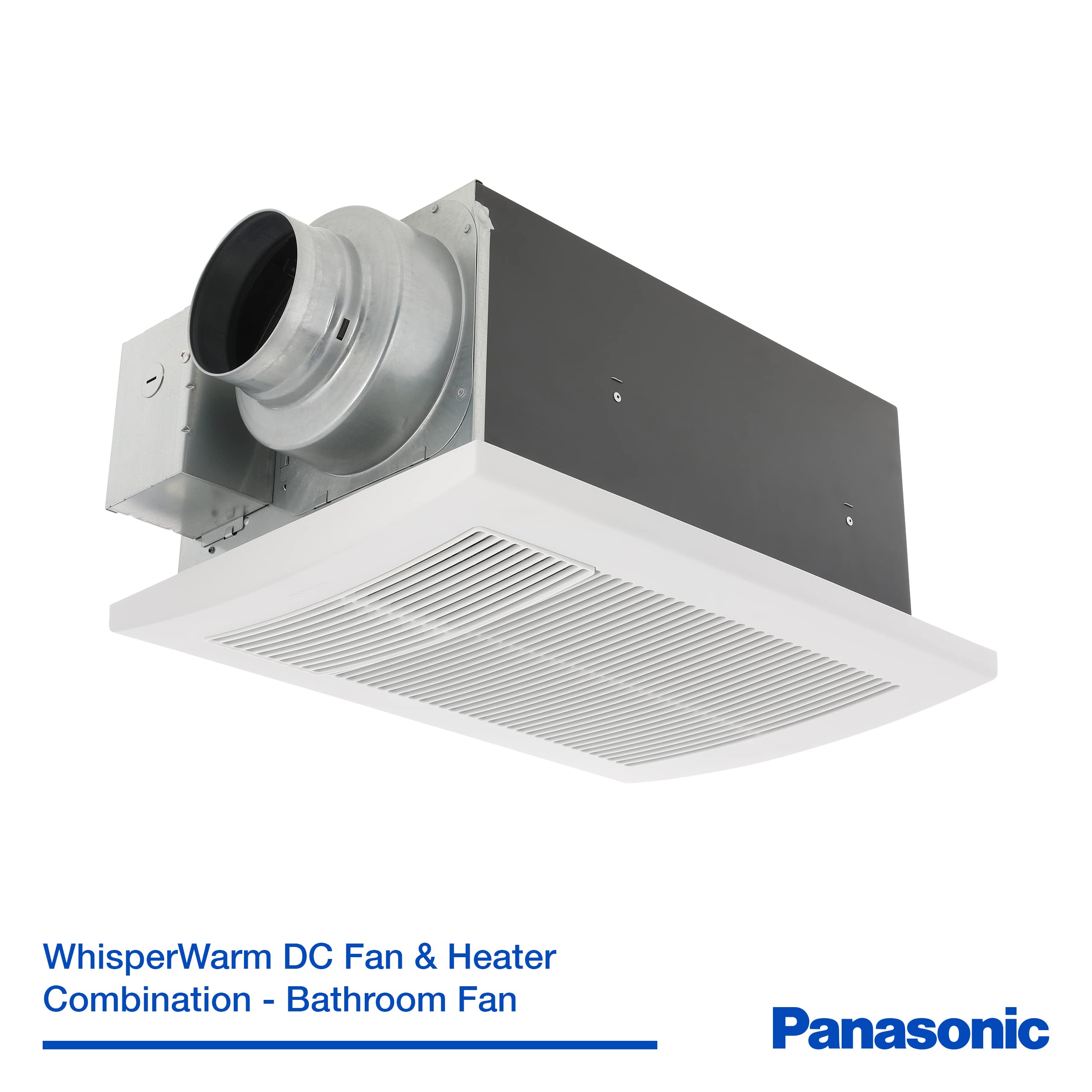 Panasonic WhisperWarm Ceiling Mount Bathroom Exhaust Fan with Heater, 50-80-110 CFM, FV-0511VH1