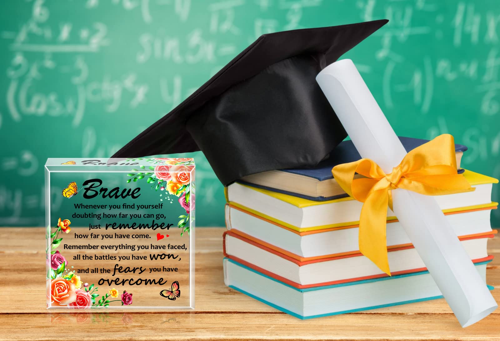 FLYAB High School College Graduation Gifts for Her Inspirational Gifts for Women Graduation Keepsake and Paperweight Motivational Gifts Spiritual Gifts for Women Mom Daughter Girls Friends