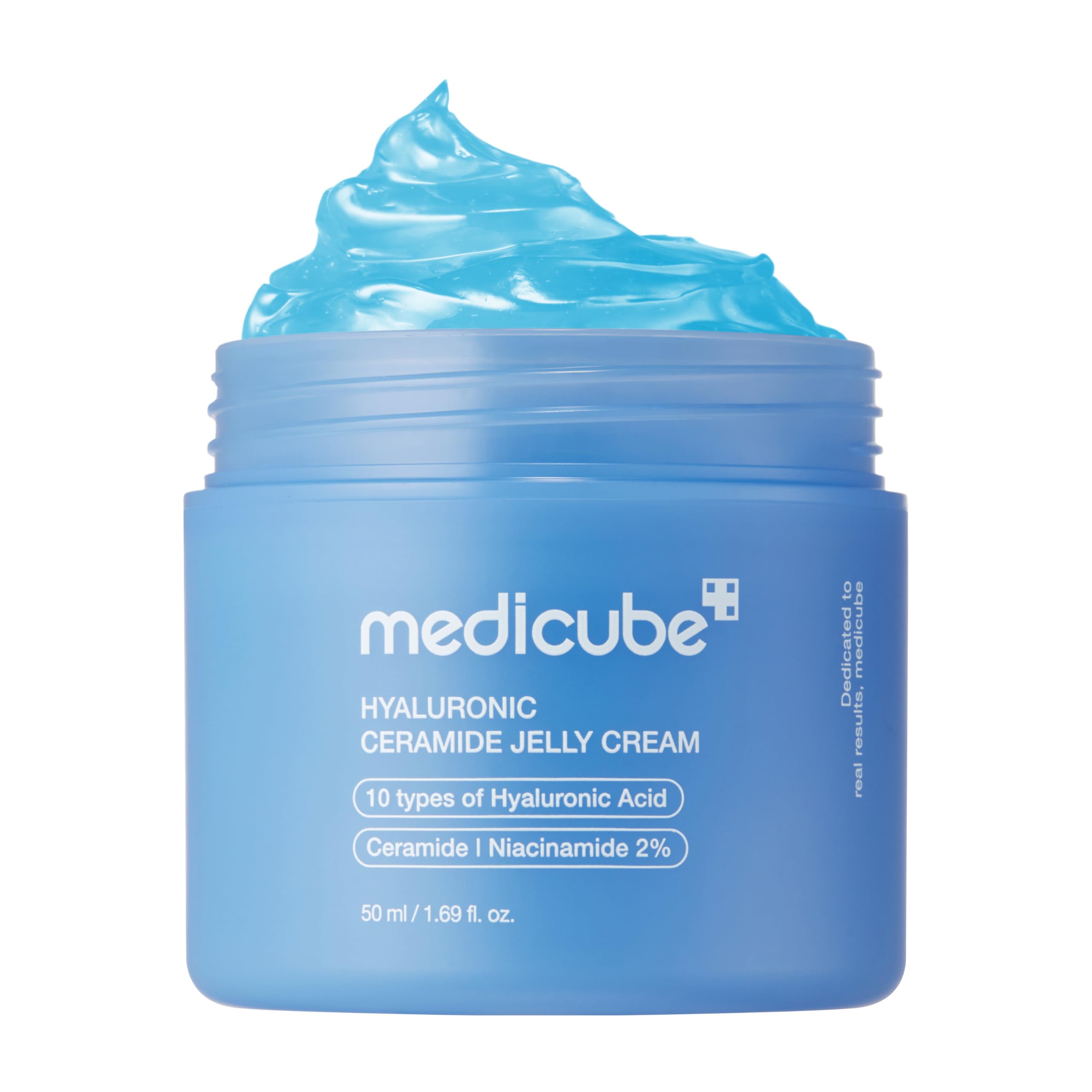 medicube Hyaluronic Acid Moisturizing Jelly Cream | Daily Moisturizer for All Skin Types | Long-lasting Hydration with Hyaluronic Acid, Ceramides, Multi Peptides | Supports Skin's Natural Barrier