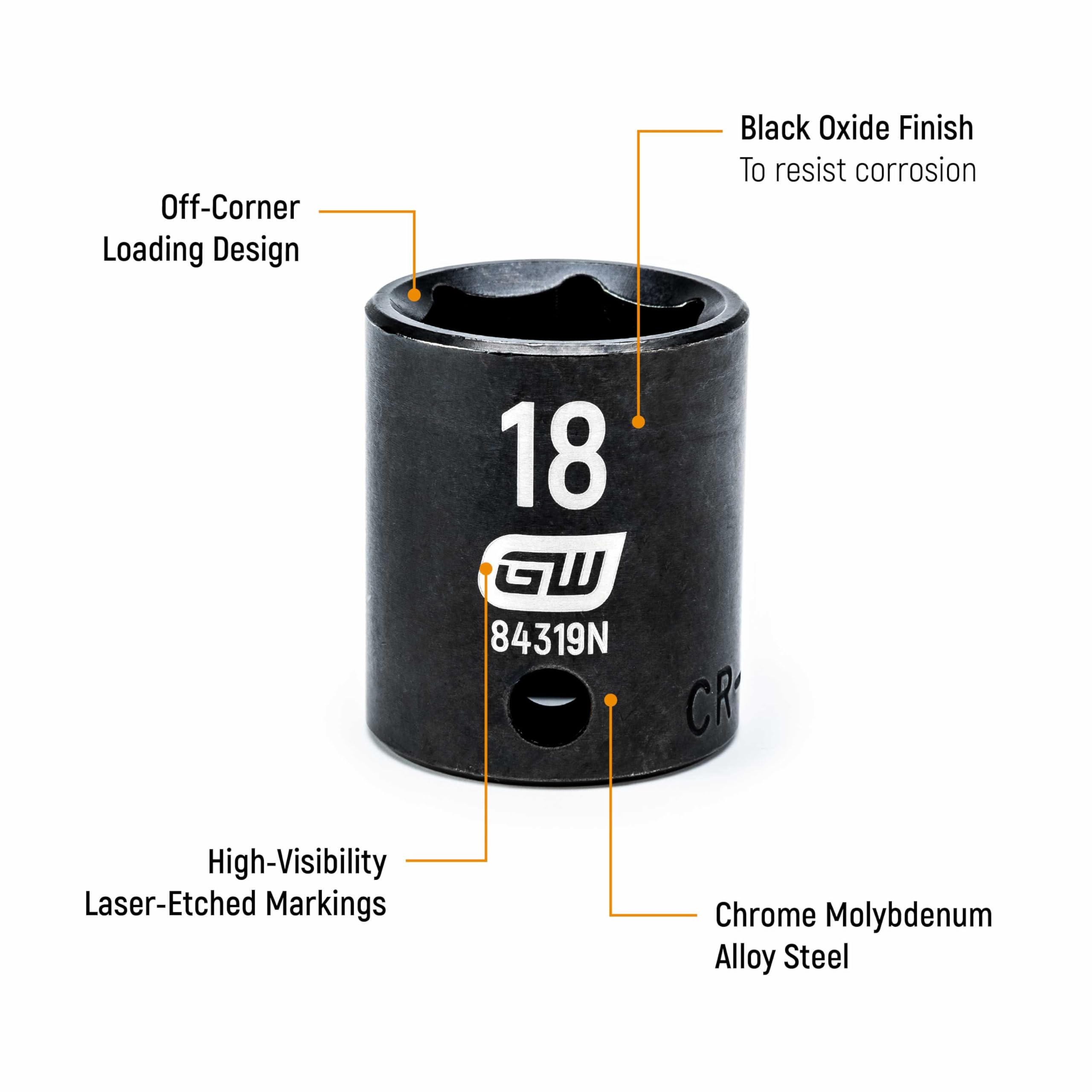 GEARWRENCH 209 Piece SAE/Metric 1/4", 3/8", & 1/2" Drive Master Impact Socket Set - 89072