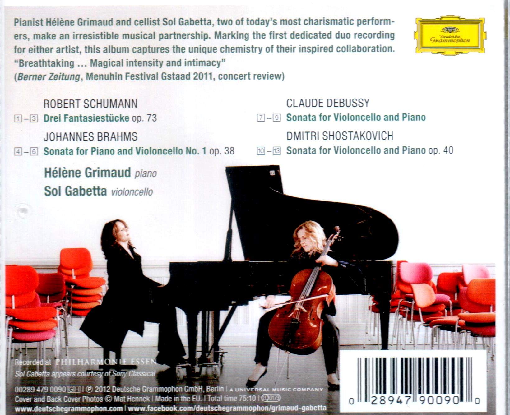 Duo (Schumann, Debussy, Shostakovich, Brahms)
