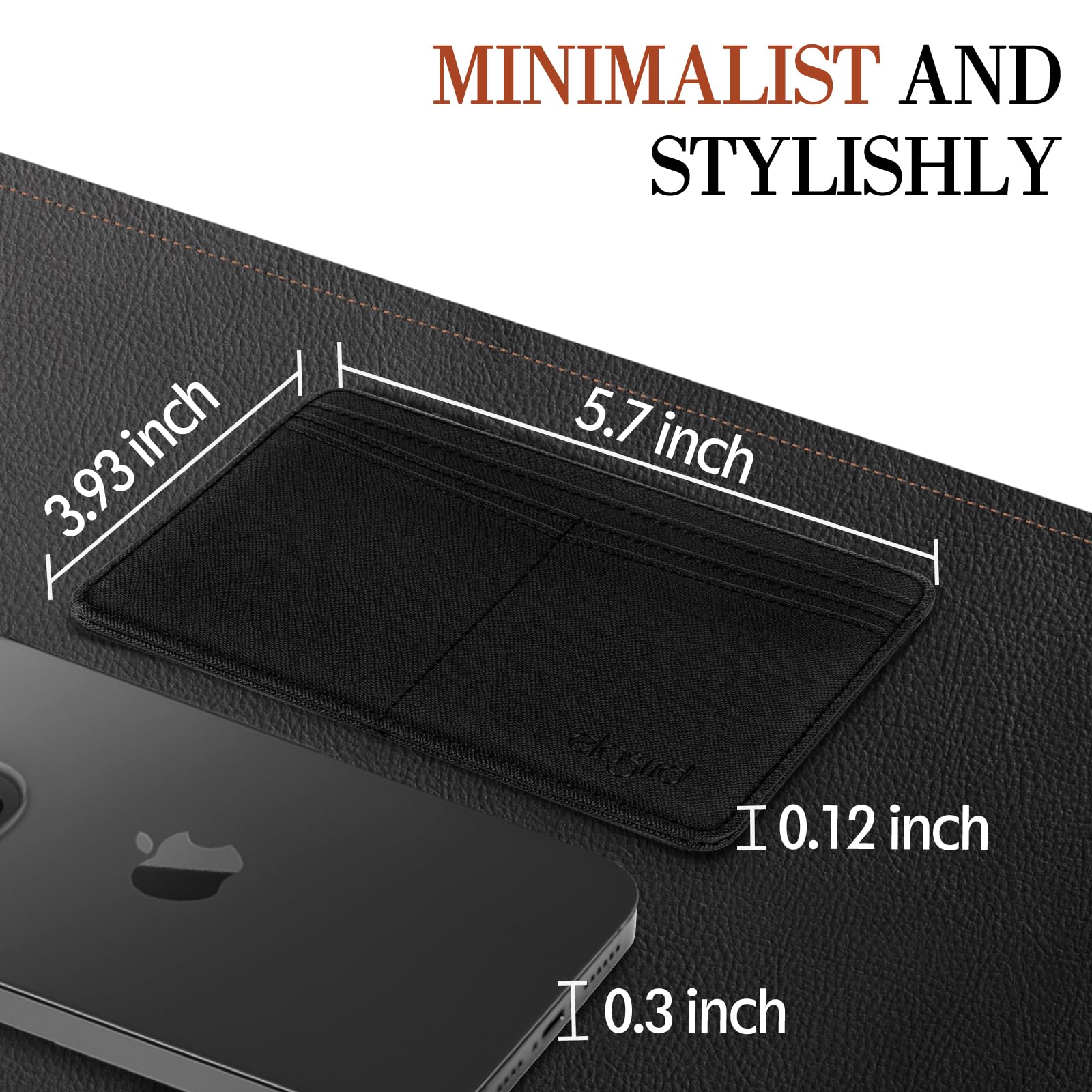 ELASND Minimalist Passport Holder for Travel, Ultra Slim Passport Cover, Front Pocket Passport Wallet, RFID Passport Case for Men and Women