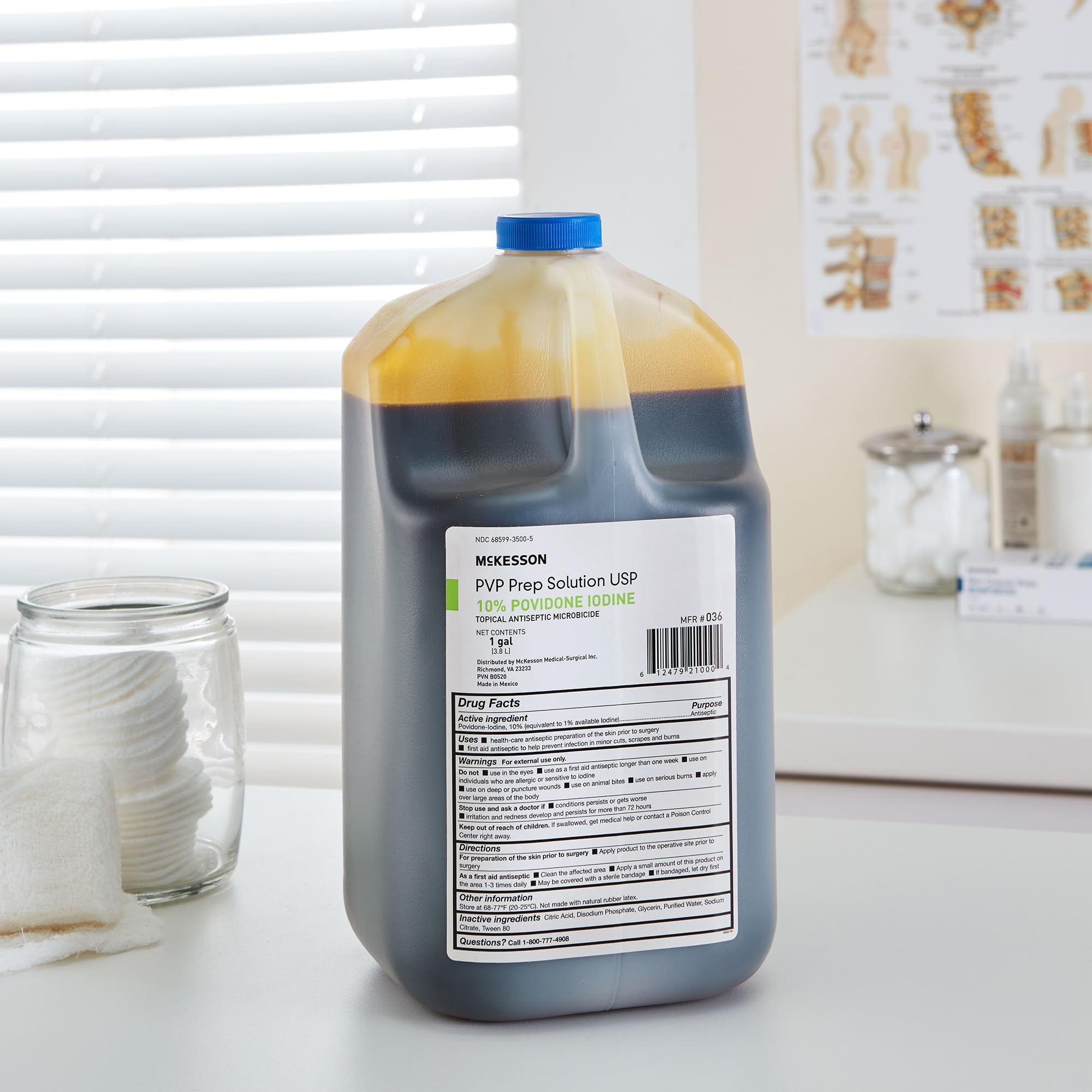 McKesson PVP Prep Solution USP, 10% Povidone-Iodine, 1 gal, 1 Count