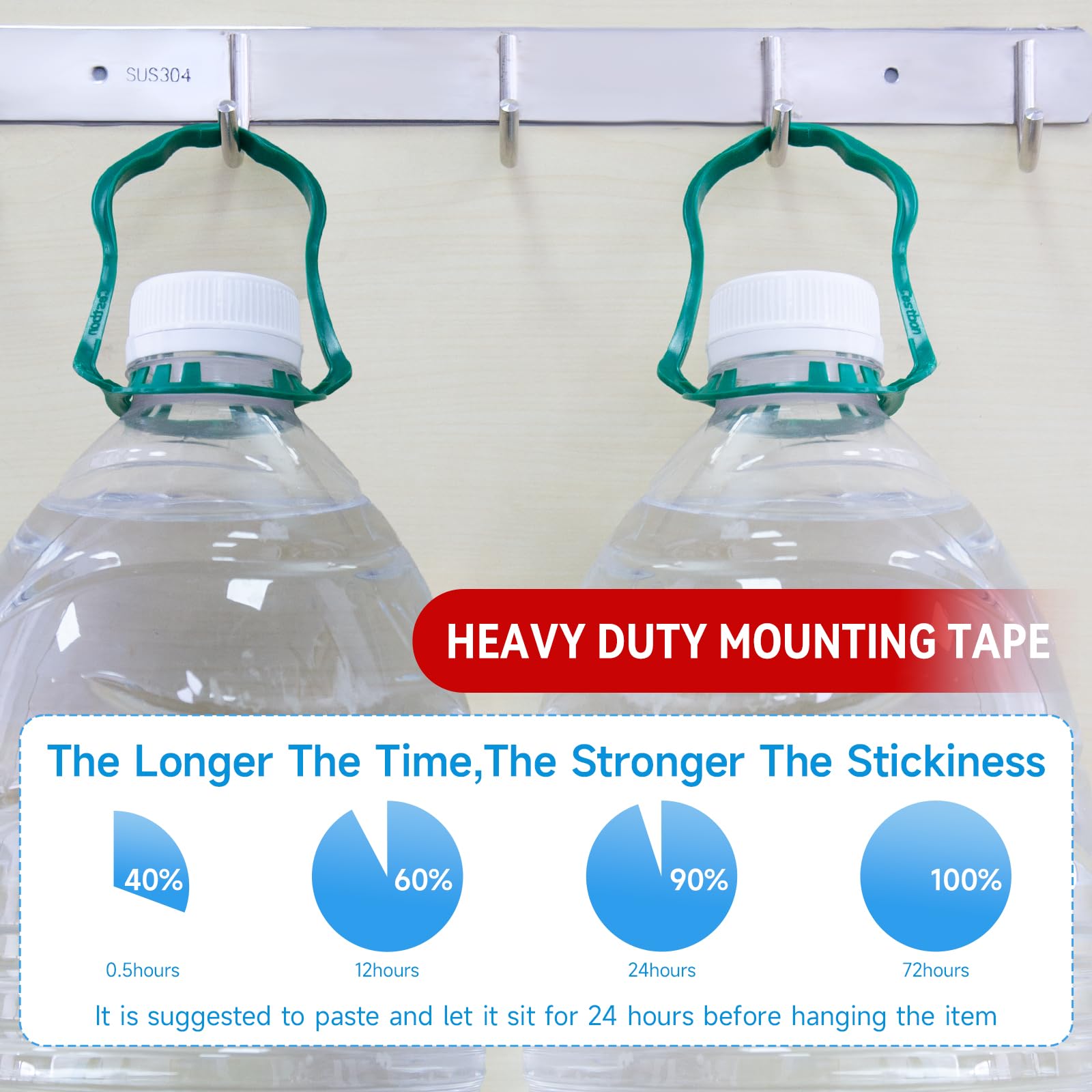 PHIXBEAR Double Sided Tape Heavy Duty 0.6mm, Made of 3M, Strong Foam Adhesive Mounting Tape, Waterproof and High Temp Resistant, Ideal for Home Decor, Car Accessories, Spoilers 1.18 in X 10 FT