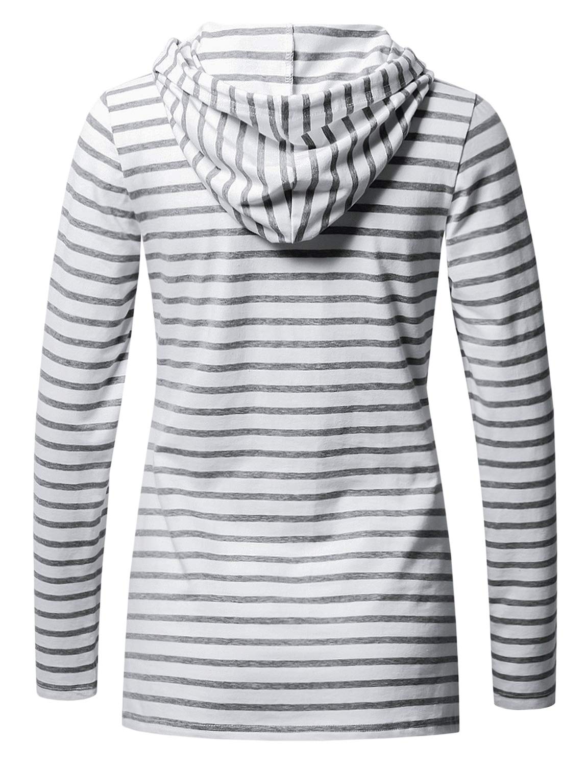 GINKANA Women's Nursing Hoodie Sweatshirt Long Sleeves Breastfeeding Maternity Tops Casual Clothes,M