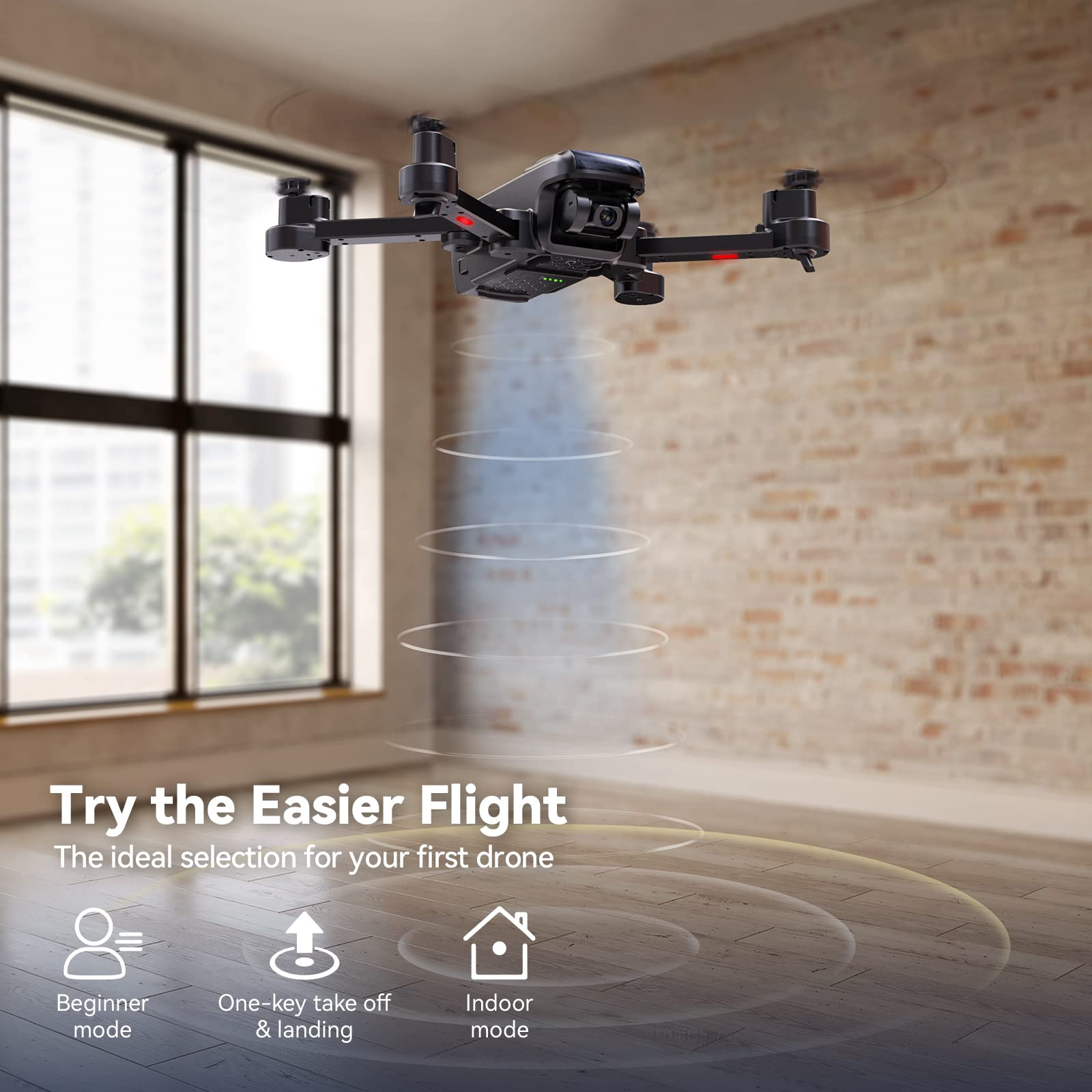 Ruko U11S Drones with Camera for Adults 4k, Built-in Remote ID, 120ยฐ FOV, GPS Auto Return, 40 Mins Flight, 5G Live Transmission, Foldable FPV Drones for Beginners with Follow Me, Circle Fly, Waypoint